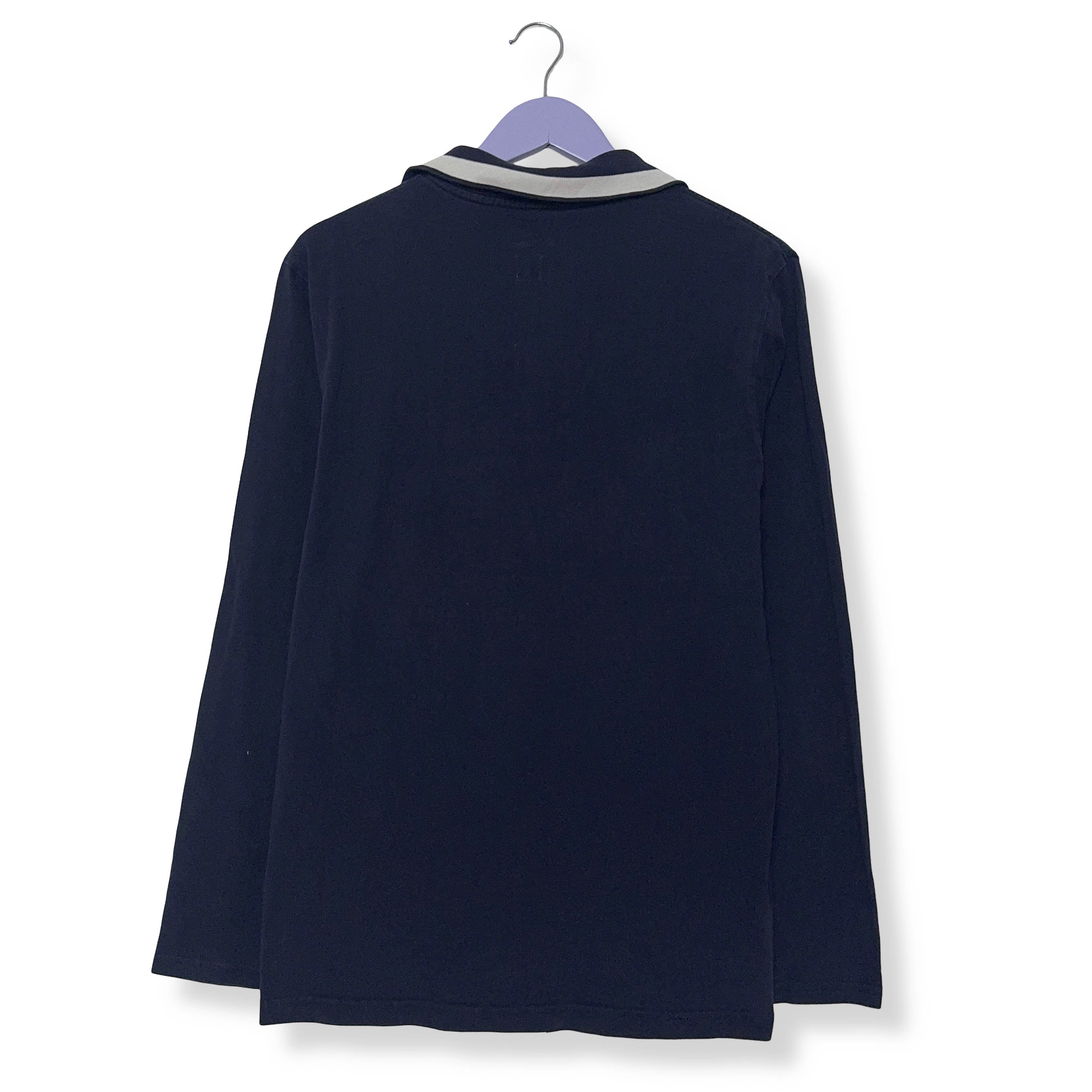 Maglione Ralph Lauren leggero blu scuro quarter zip - Taglia L uomo