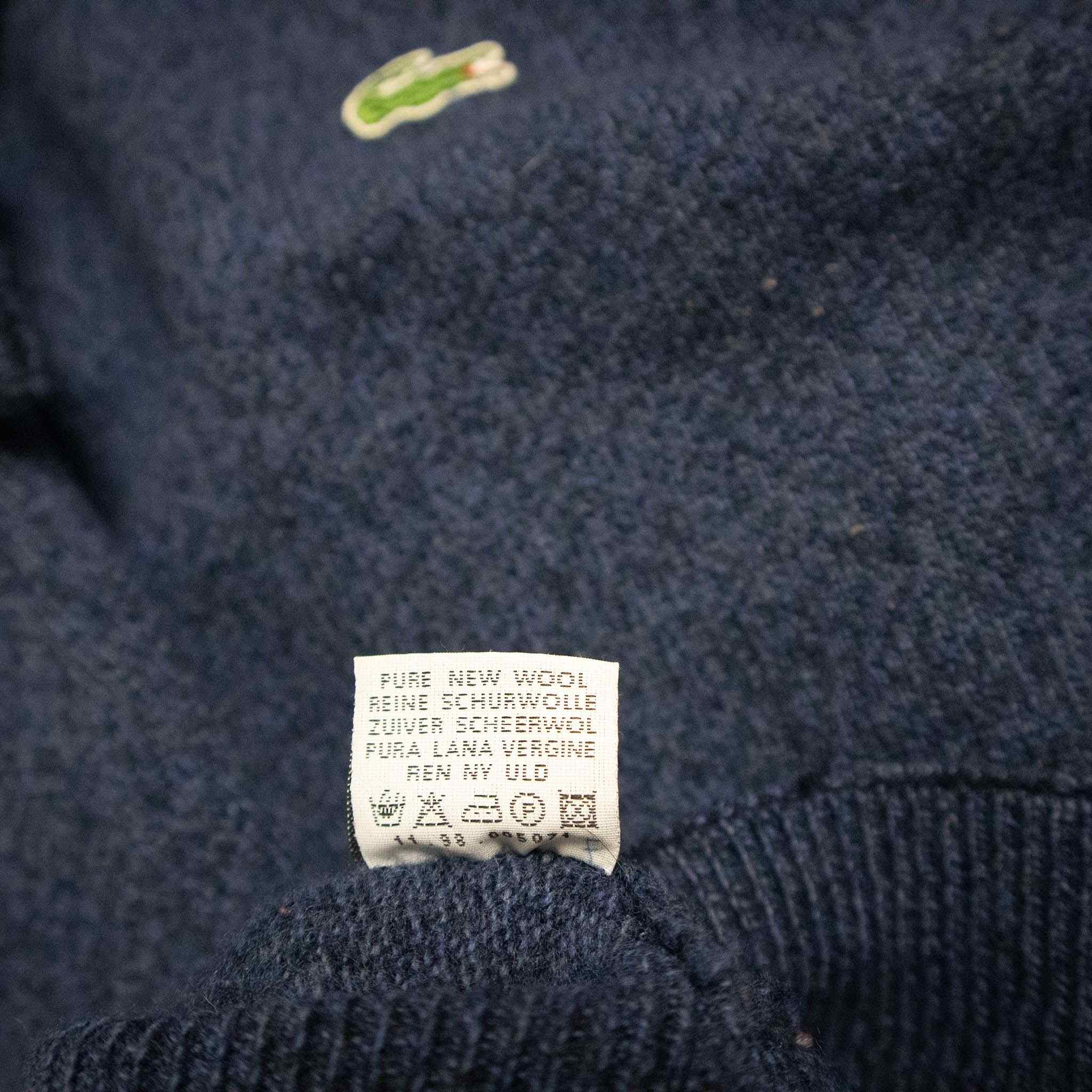 Lacoste Vintage 100% wool sweater - Size L/XL