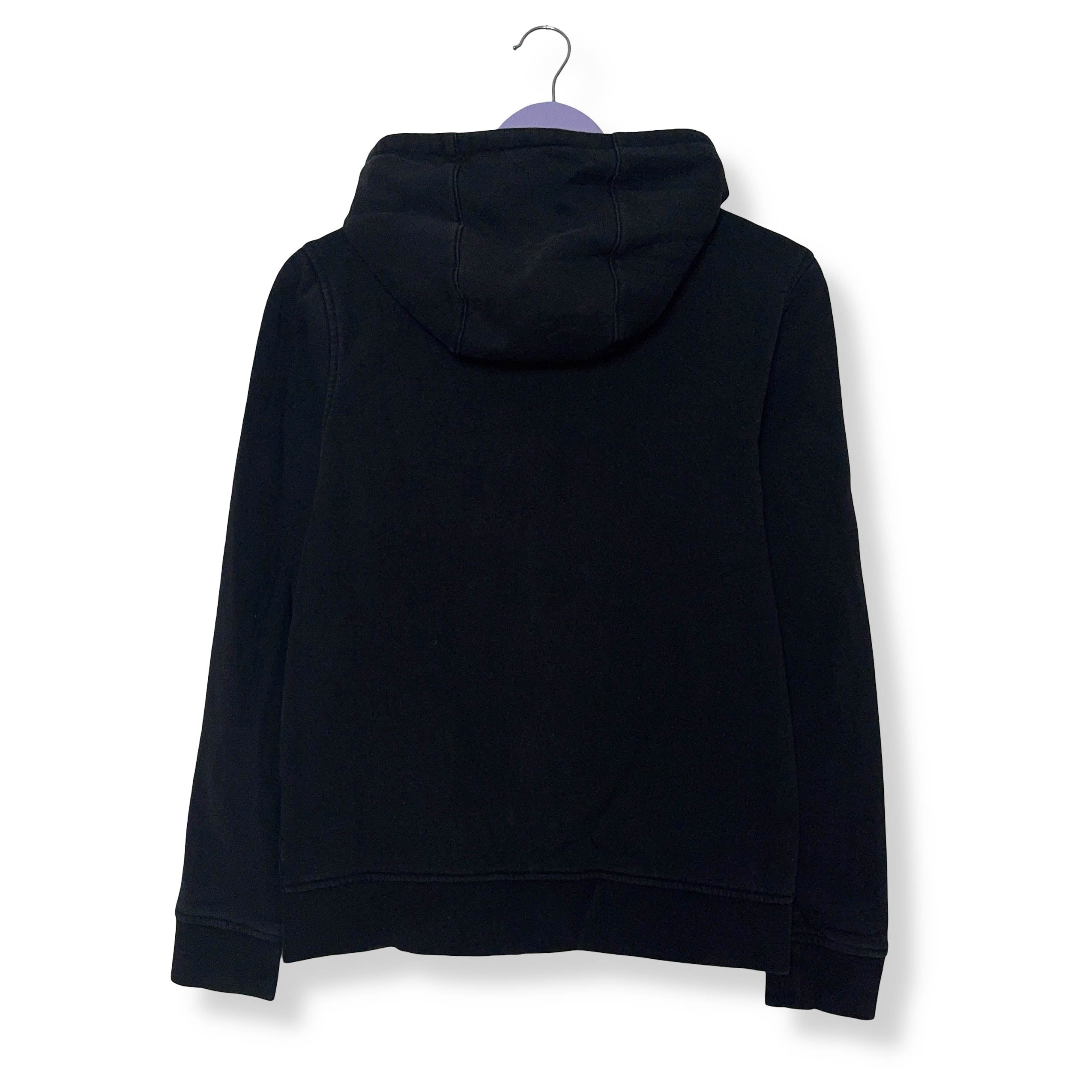 Felpa Lacoste nera con zip tasche e cappuccio in cotone - Taglia 3 S uomo