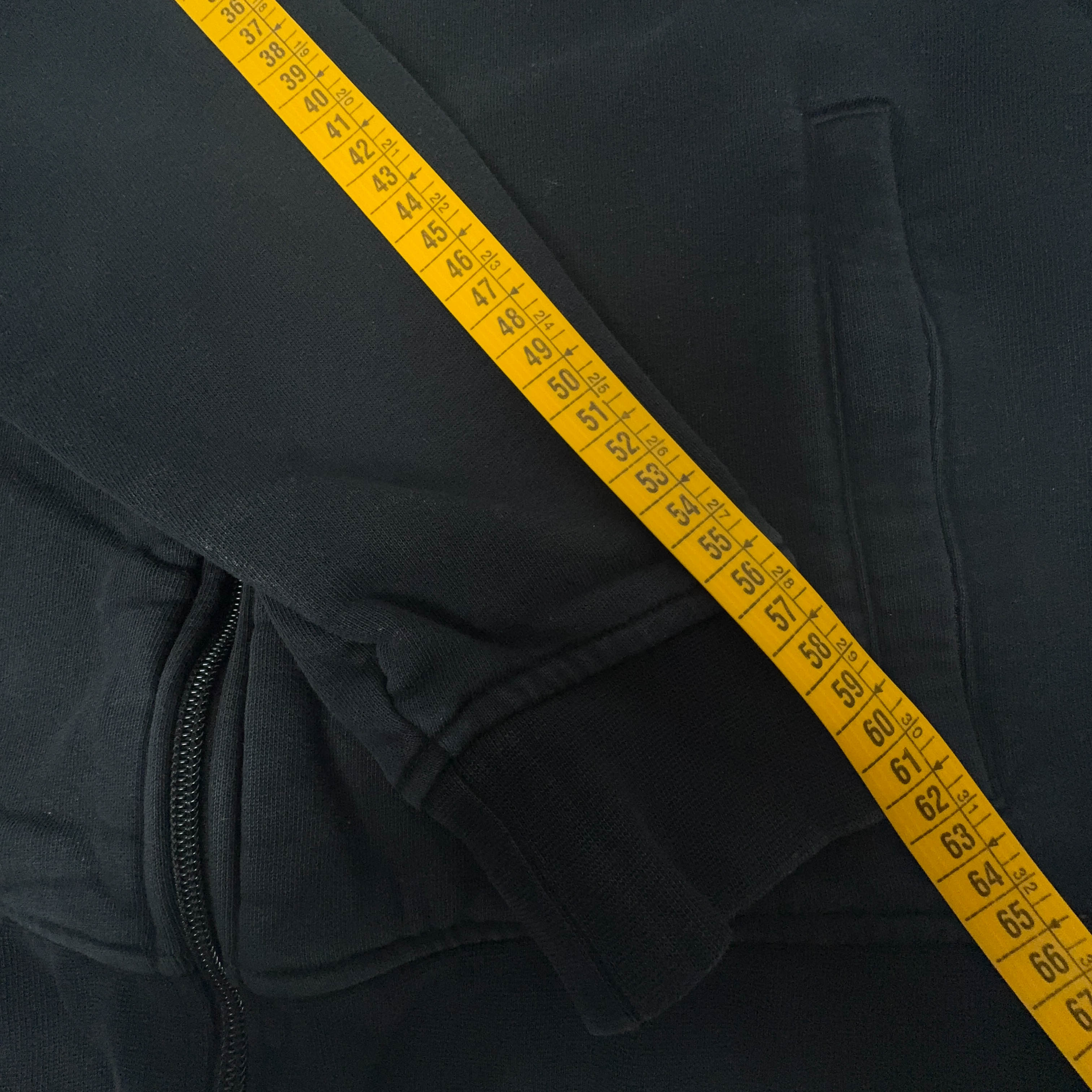 Felpa Lacoste nera con zip tasche e cappuccio in cotone - Taglia 3 S uomo