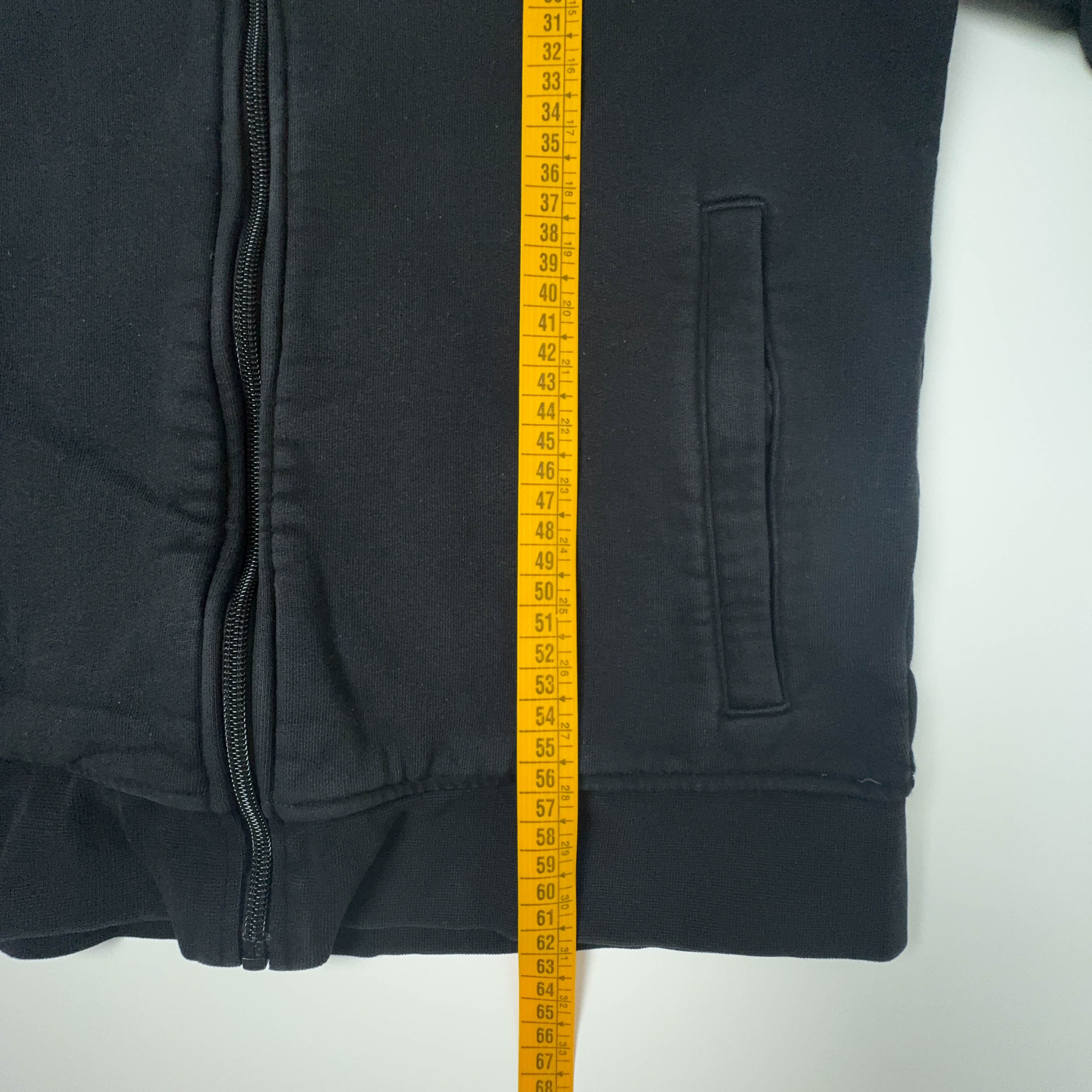 Felpa Lacoste nera con zip tasche e cappuccio in cotone - Taglia 3 S uomo