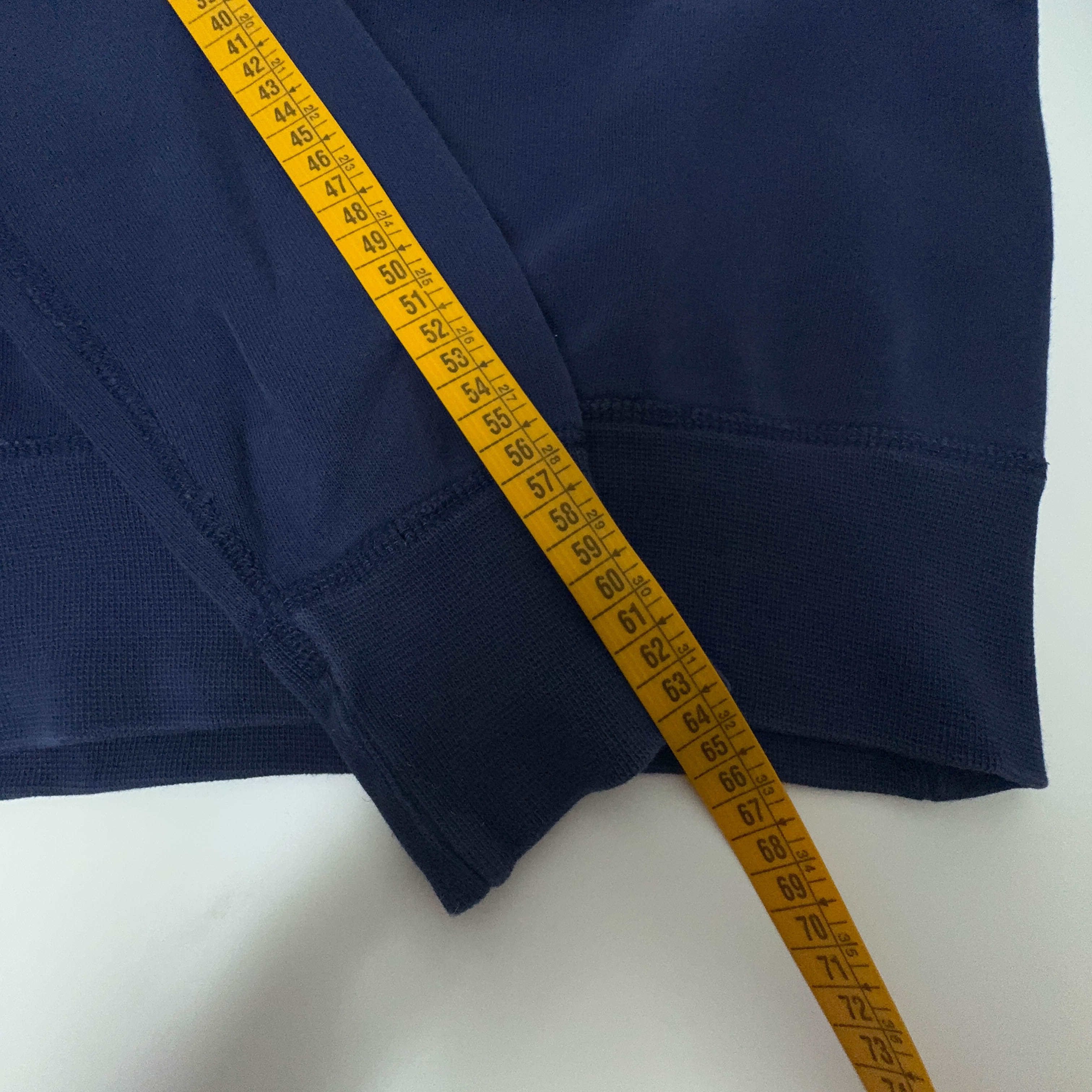 Felpa Ralph Lauren blu a girocollo logo ricamato - Taglia S uomo