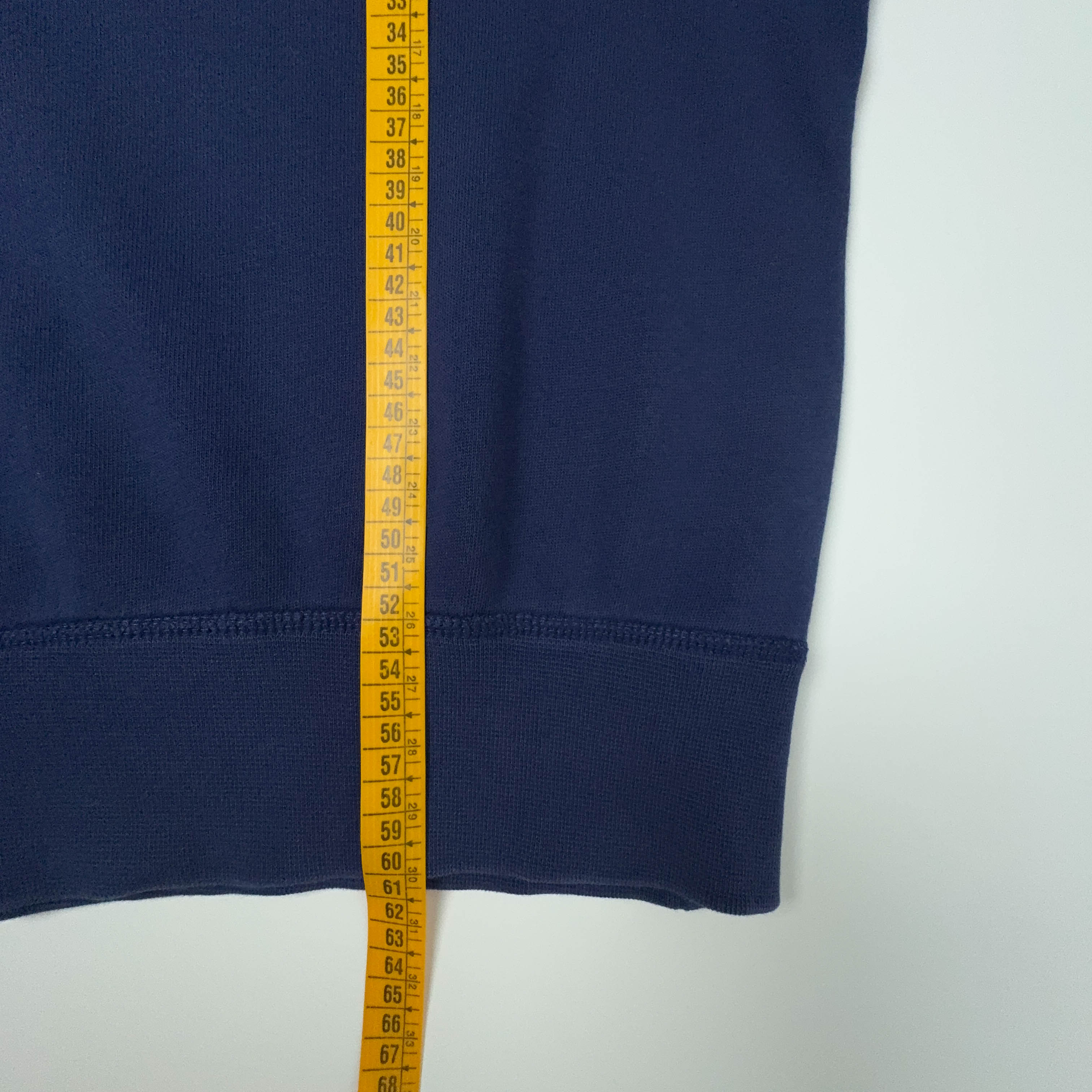 Felpa Ralph Lauren blu a girocollo logo ricamato - Taglia S uomo