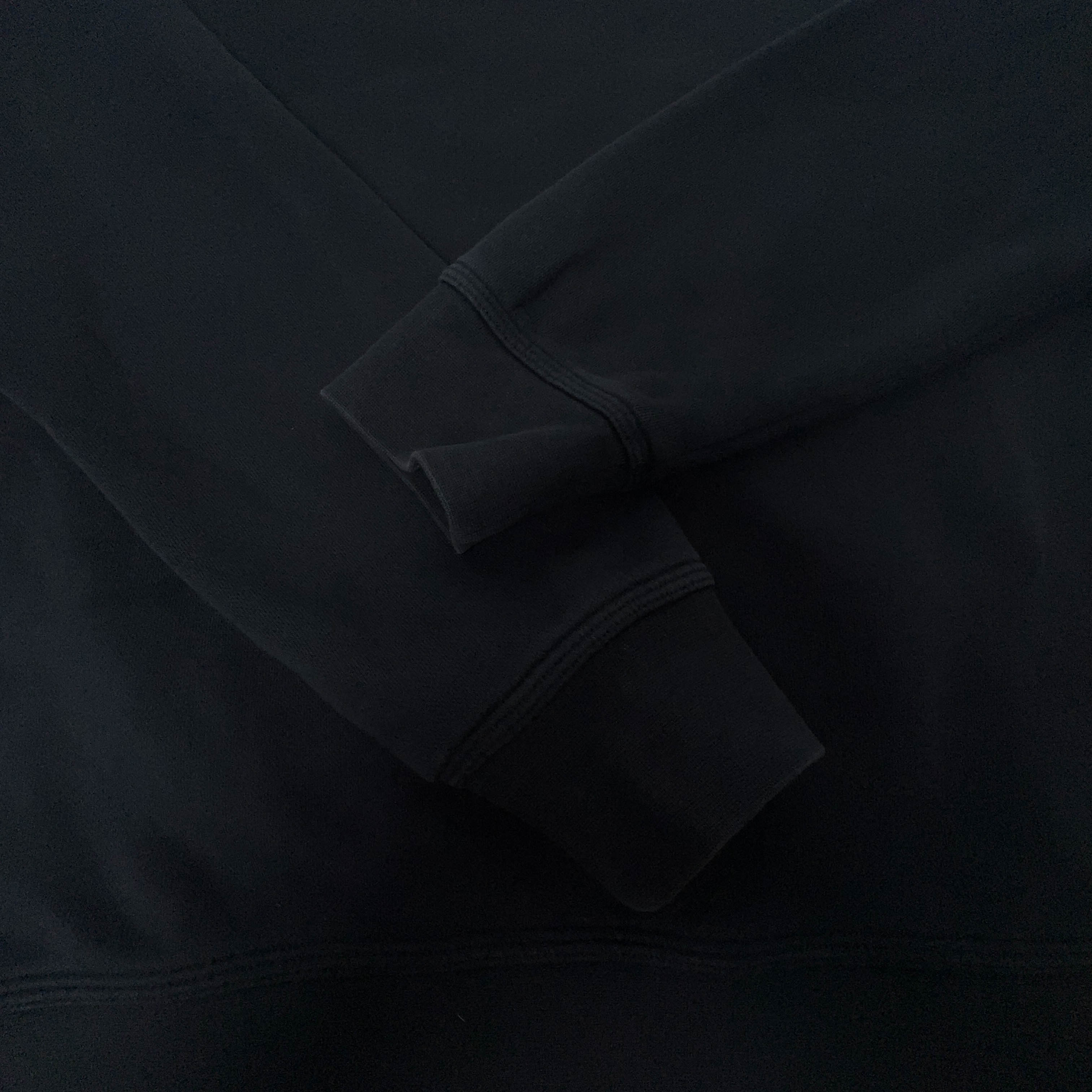 Felpa Nike nera a girocollo in cotone - Taglia L uomo