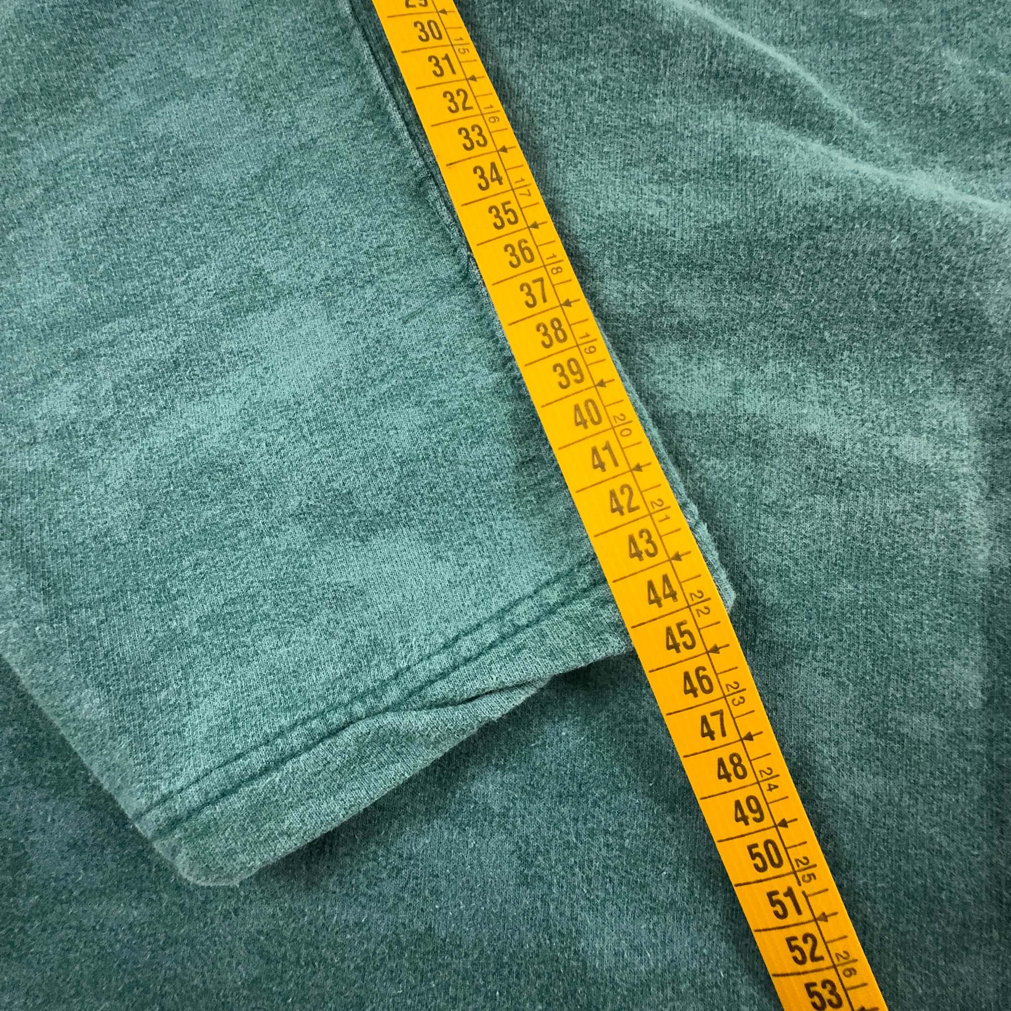 Felpa Vintage a girocollo verde scuro con ricamo - Taglia XXL donna