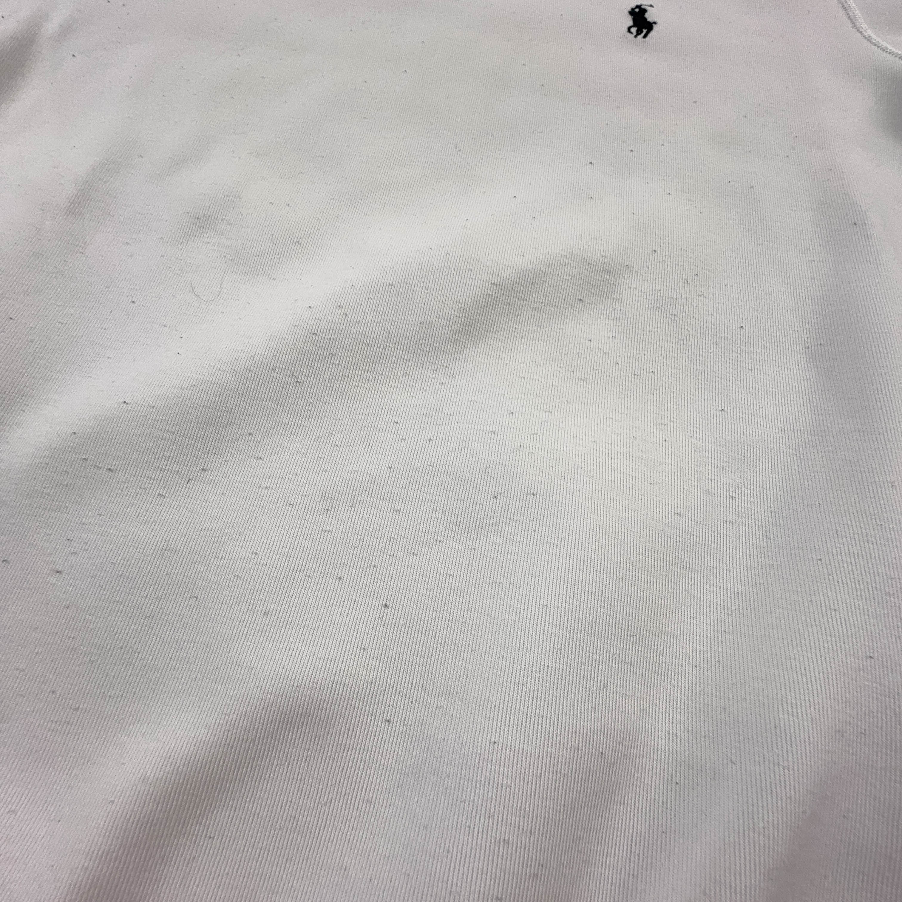 Felpa Ralph Lauren bianca a girocollo - Taglia XS uomo