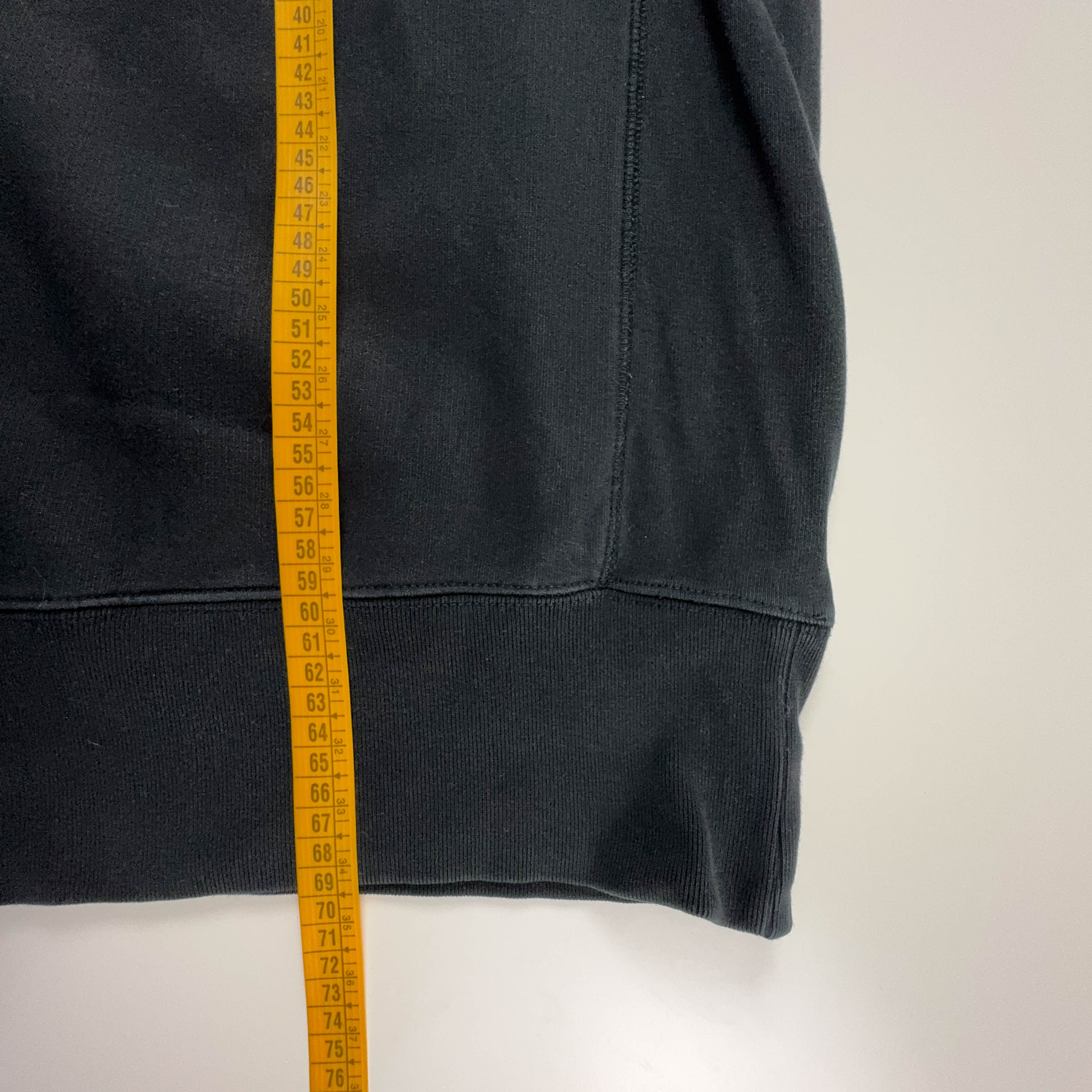 Felpa Napapijri nera a girocollo in cotone con logo ricamato - Taglia L/XL uomo