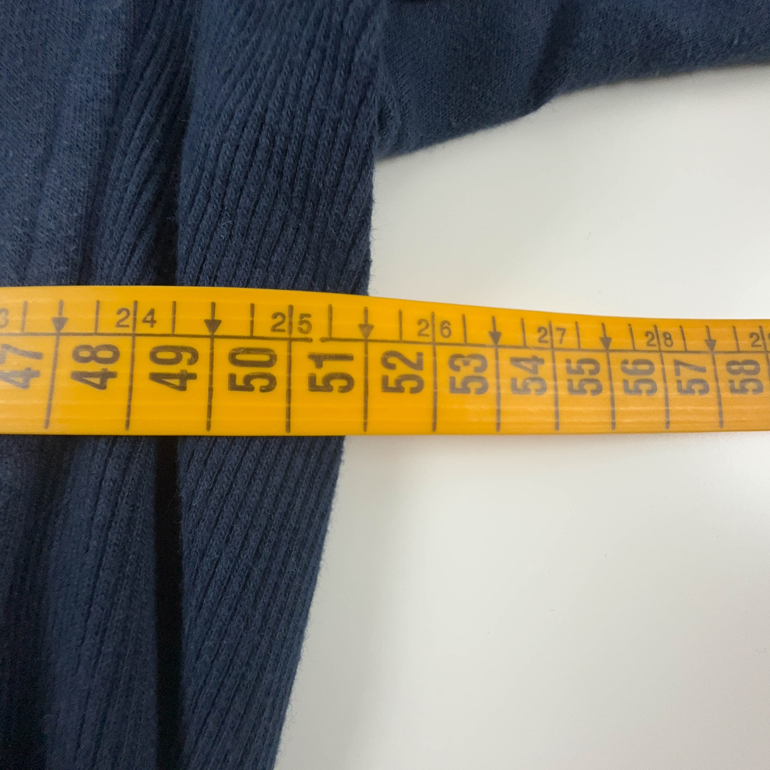 Felpa Nike Vintage blu con cappuccio e zip 80% cotone anni 2000 - Taglia S uomo