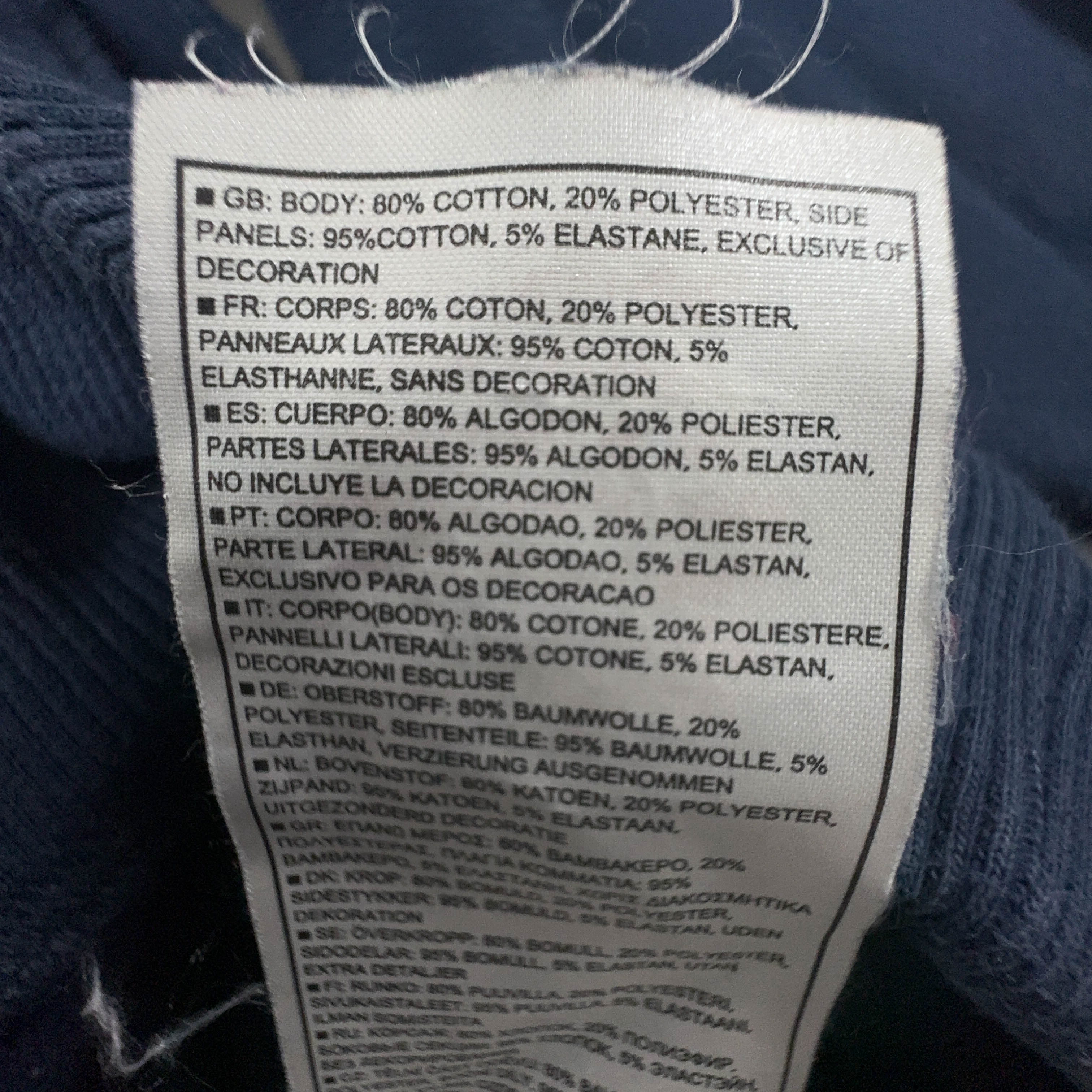 Felpa Nike Vintage blu con cappuccio e zip 80% cotone anni 2000 - Taglia S uomo