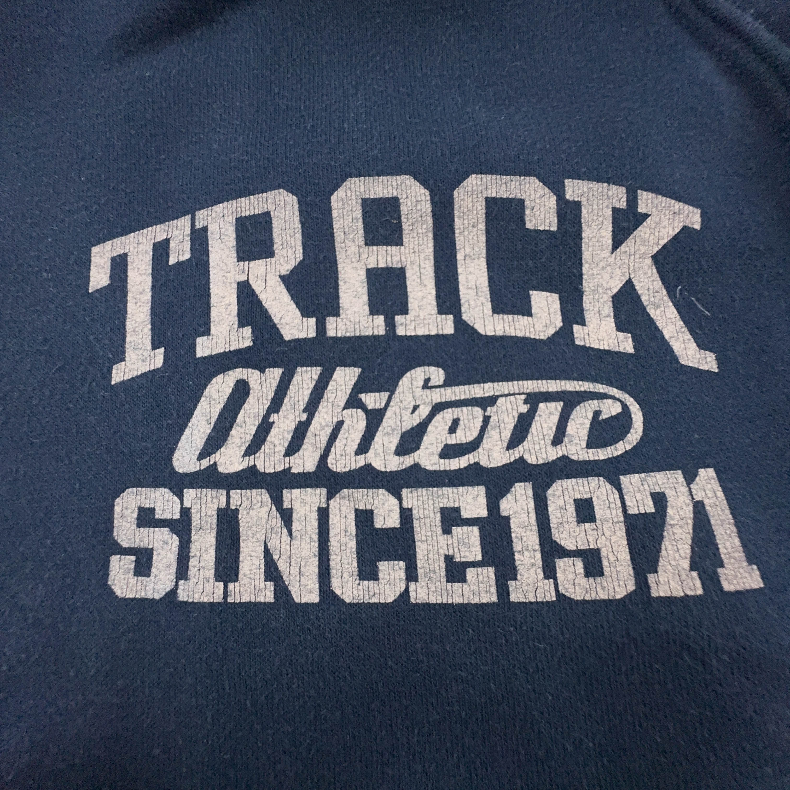 Felpa Nike Vintage blu con cappuccio e zip 80% cotone anni 2000 - Taglia S uomo