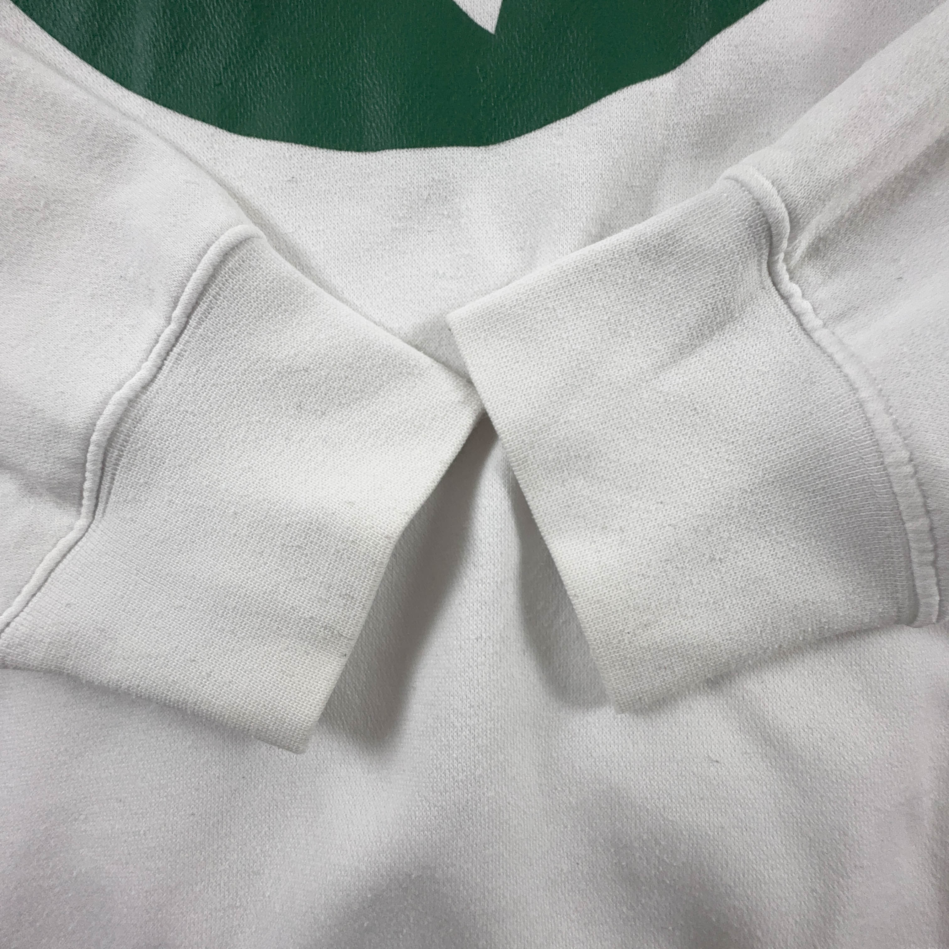 Felpa Adidas Celtics Vintage bianca a girocollo con cappuccio anni 2000 - Taglia S uomo