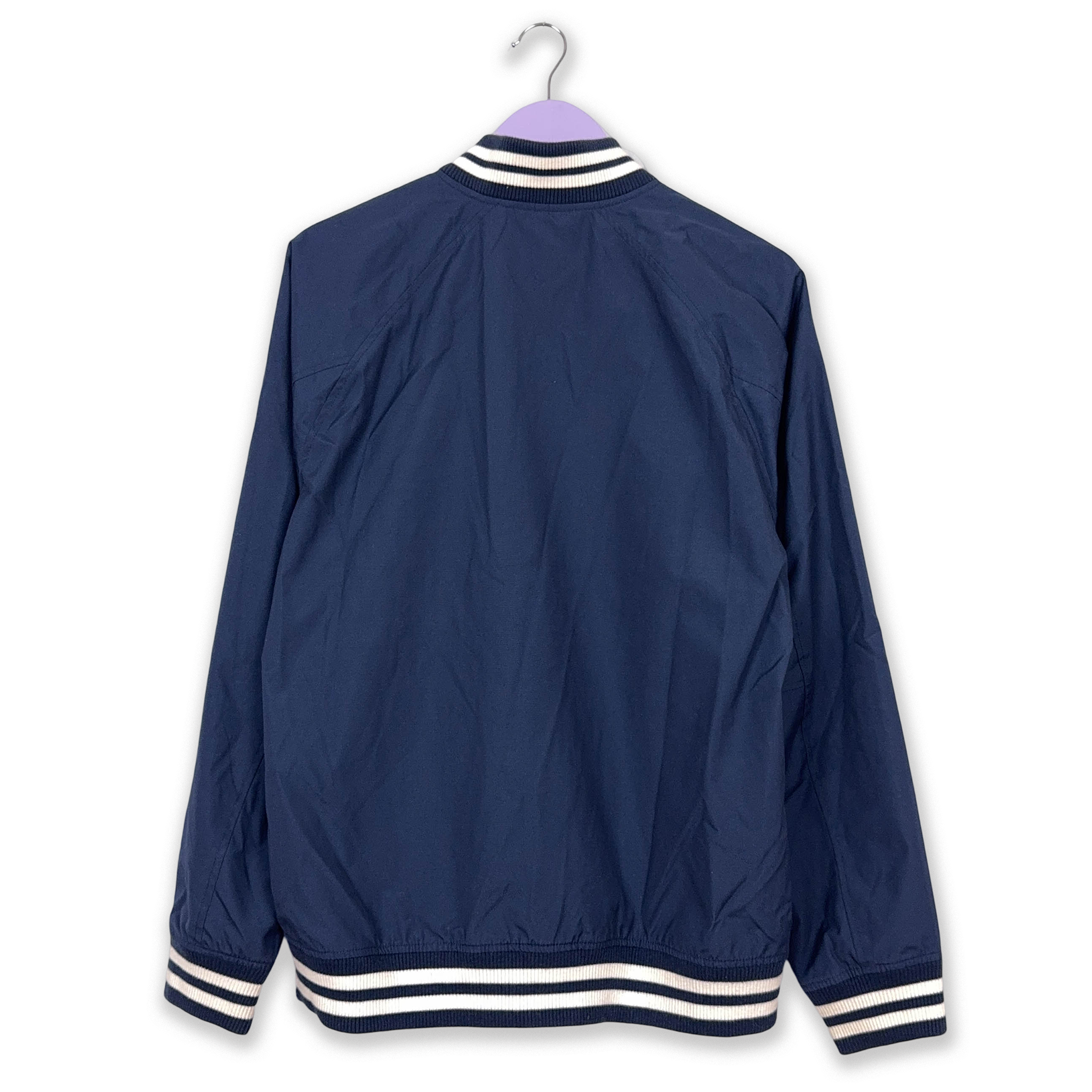 Giacca Carhartt blu e bianca con bottoni - Taglia M uomo