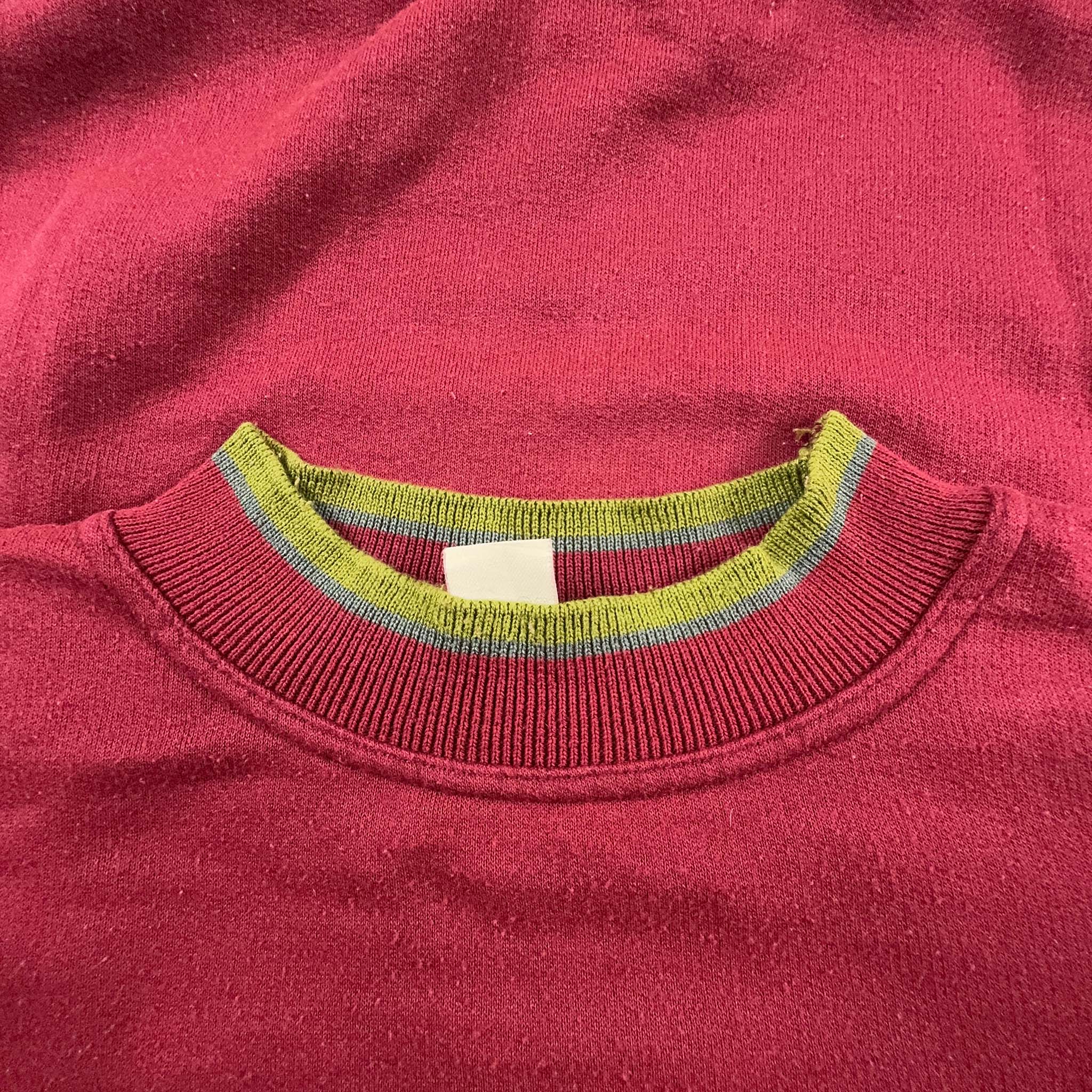 Felpa Vintage a girocollo bordeaux anni 80 - Taglia M/L uomo