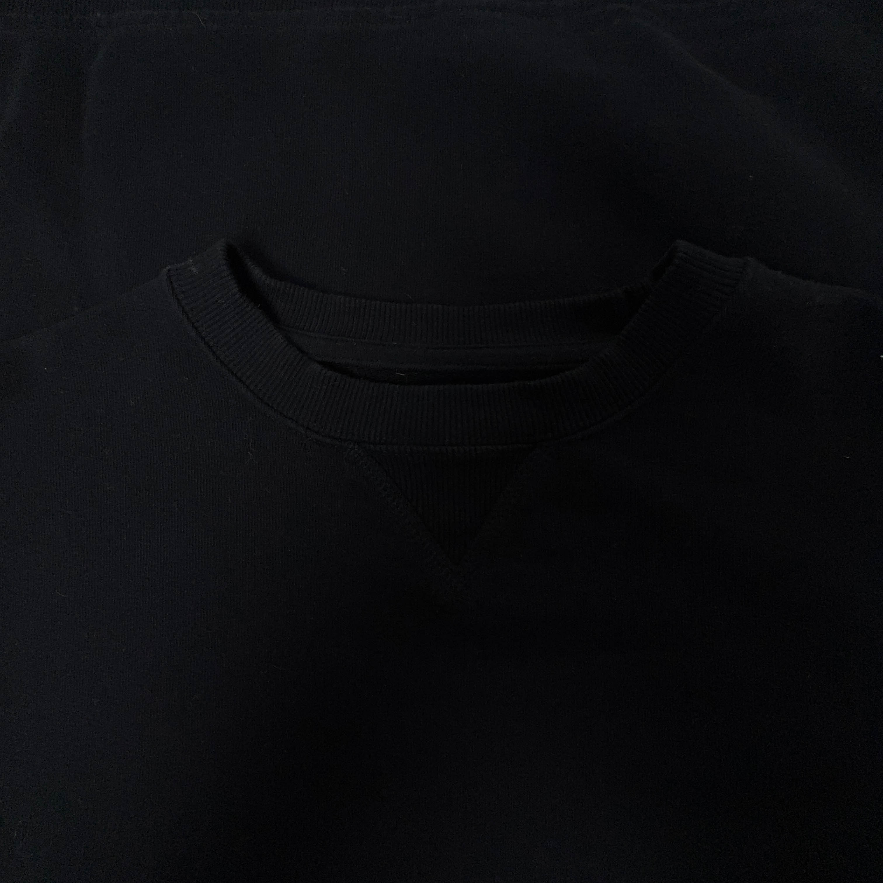 Felpa Dickies nera a girocollo in cotone - Taglia XXL uomo