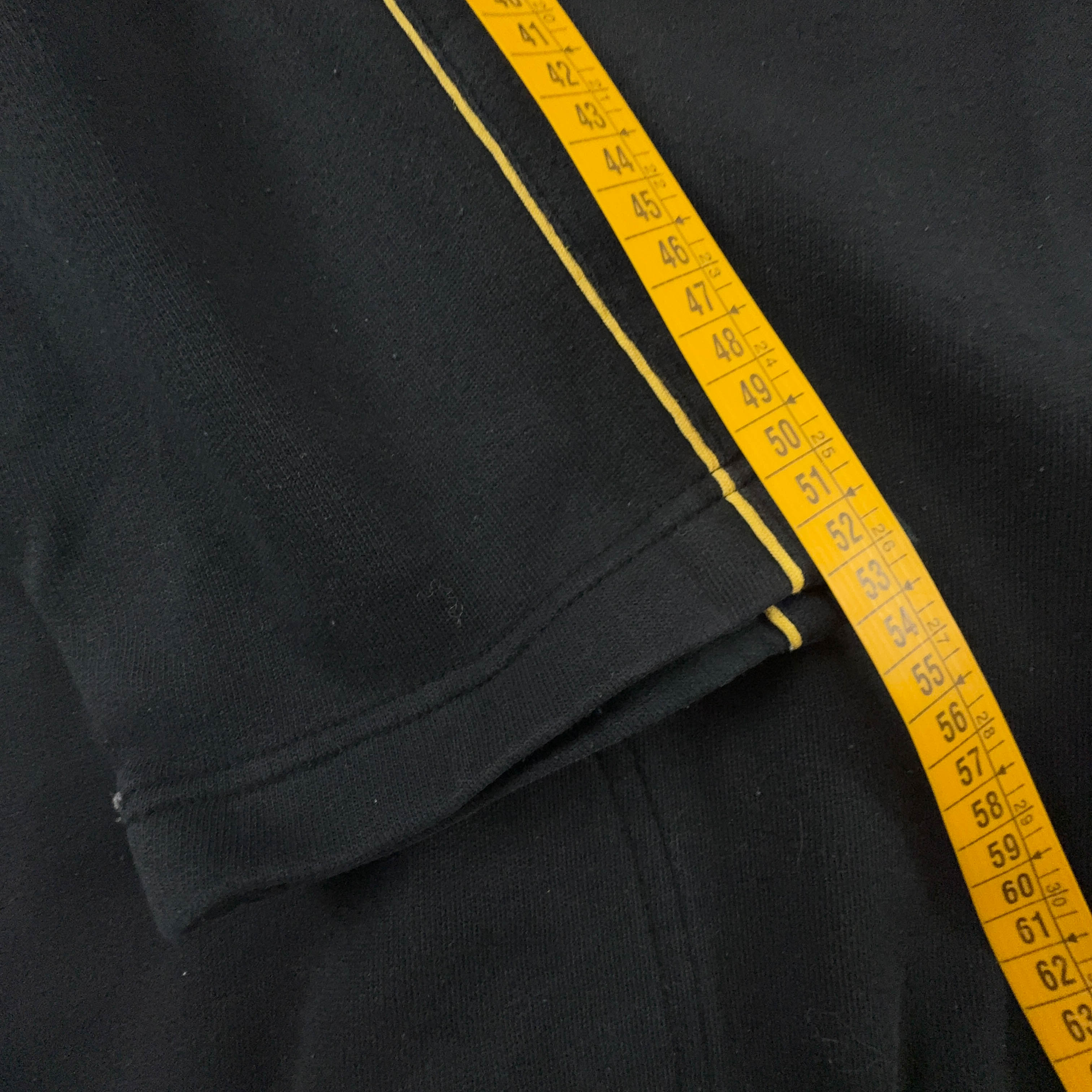 Felpa Lotto Vintage nera con zip 60% cotone anni 90 - Taglia 54 uomo