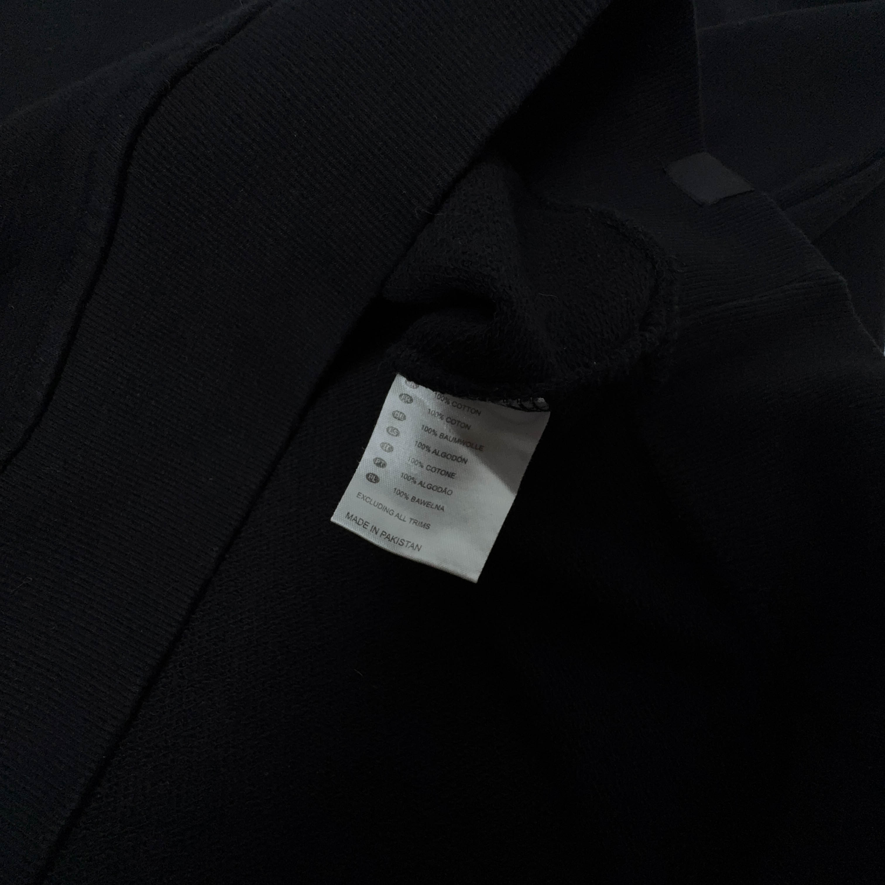 Felpa Dickies nera a girocollo in cotone - Taglia XXL uomo