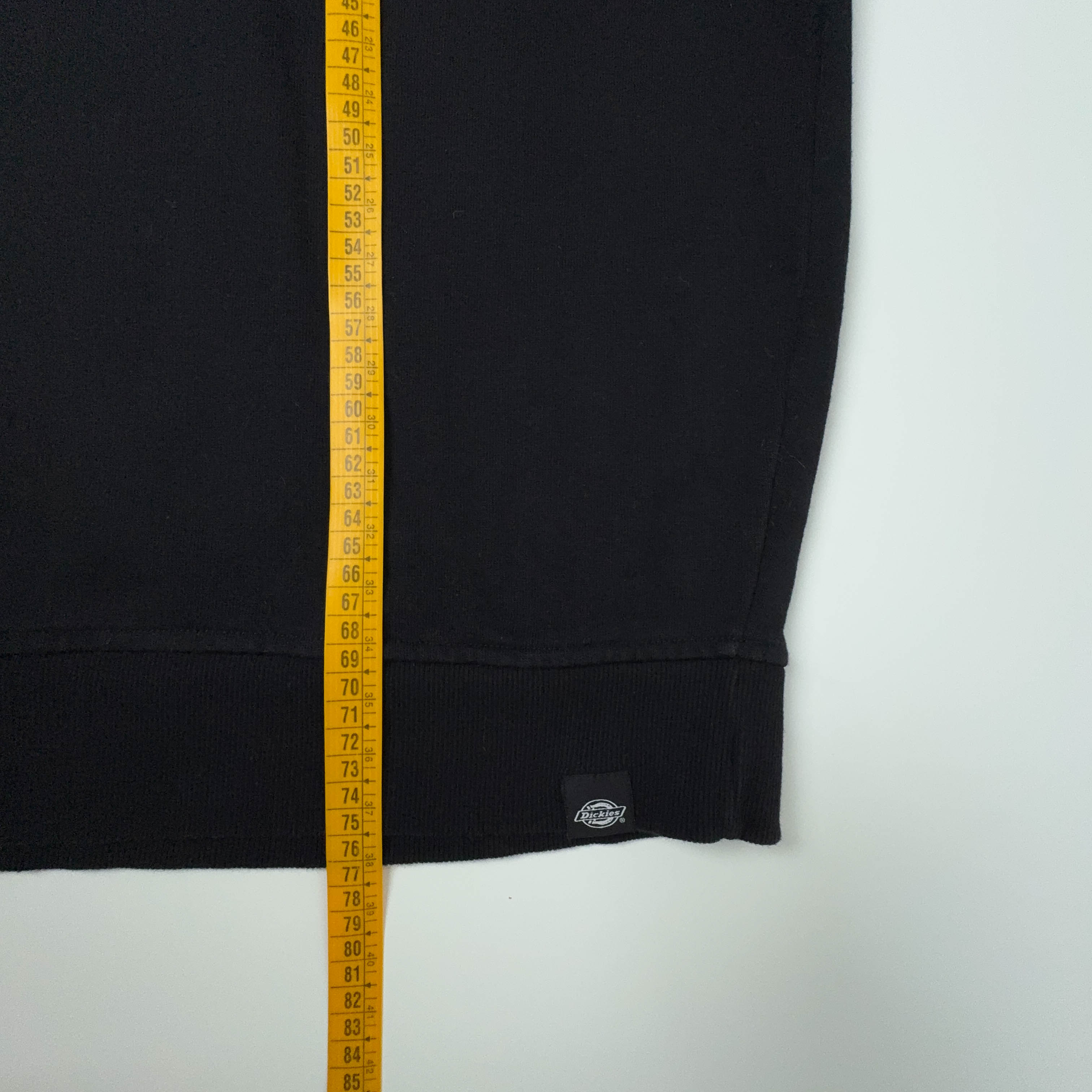 Felpa Dickies nera a girocollo in cotone - Taglia XXL uomo