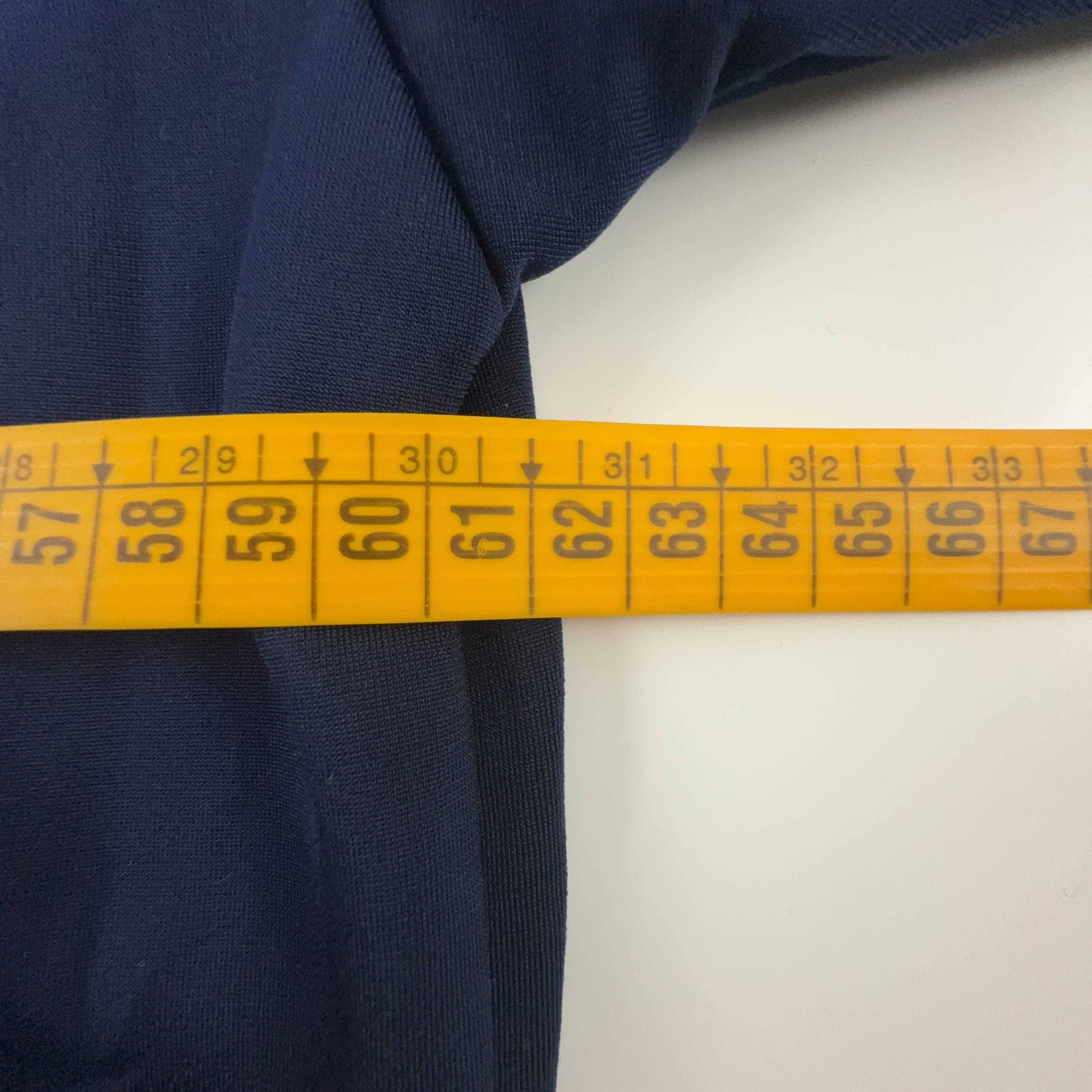 Felpa Adidas Vintage blu scura con zip - Taglia L/XL uomo