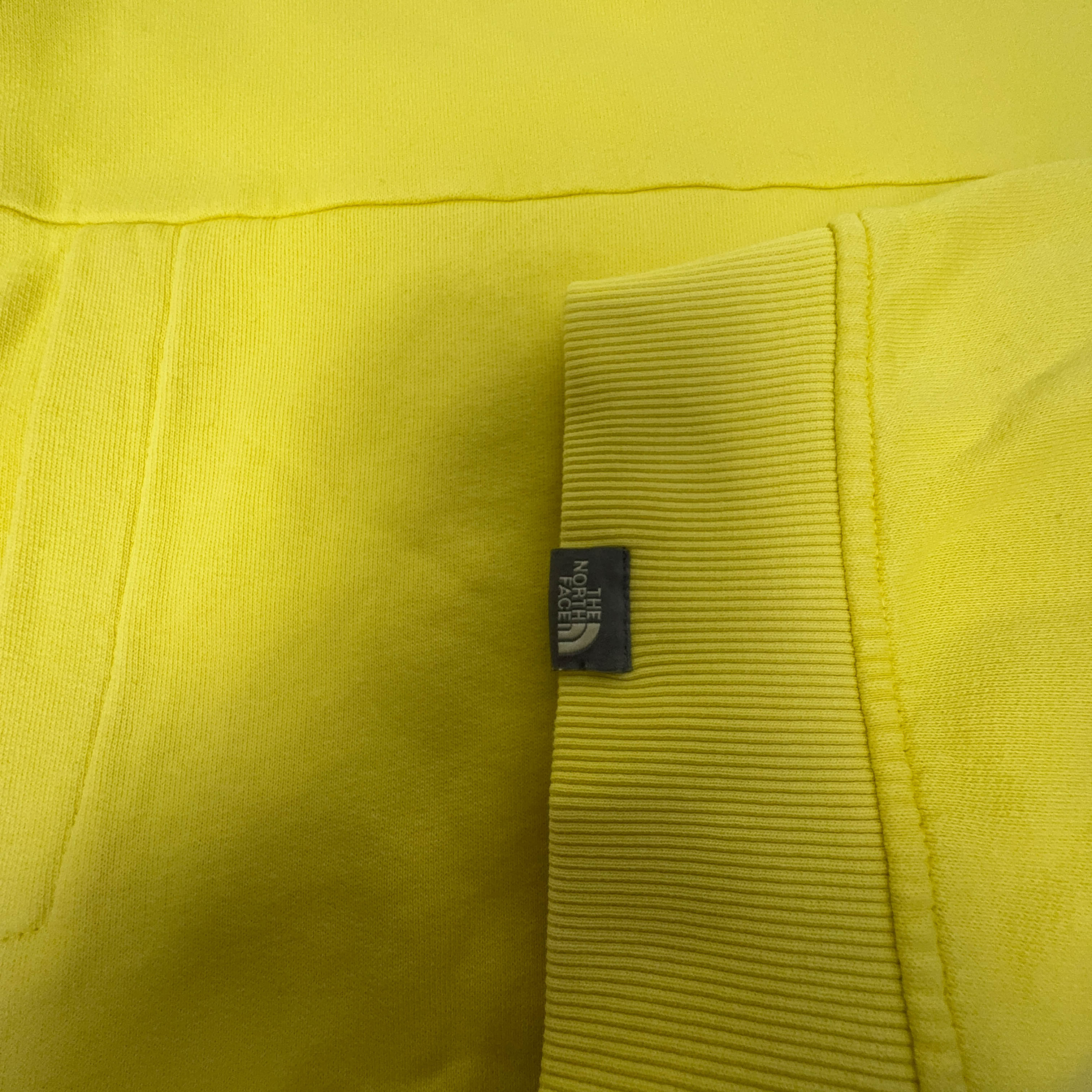 Felpa The North Face gialla con cappuccio e tasche - Taglia S uomo