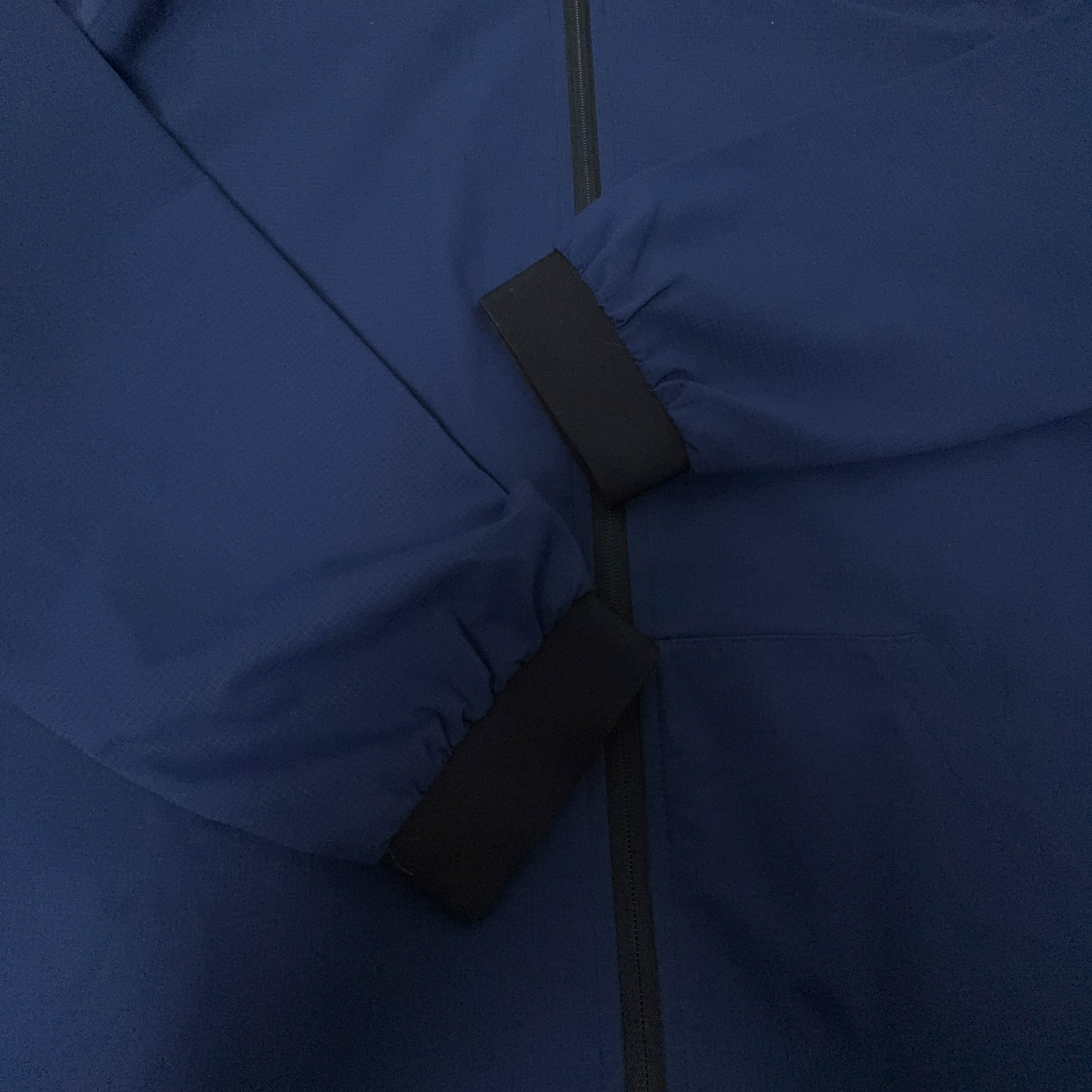Felpa Kappa Fiorentina blu scuro con zip e cappuccio - Taglia XL uomo