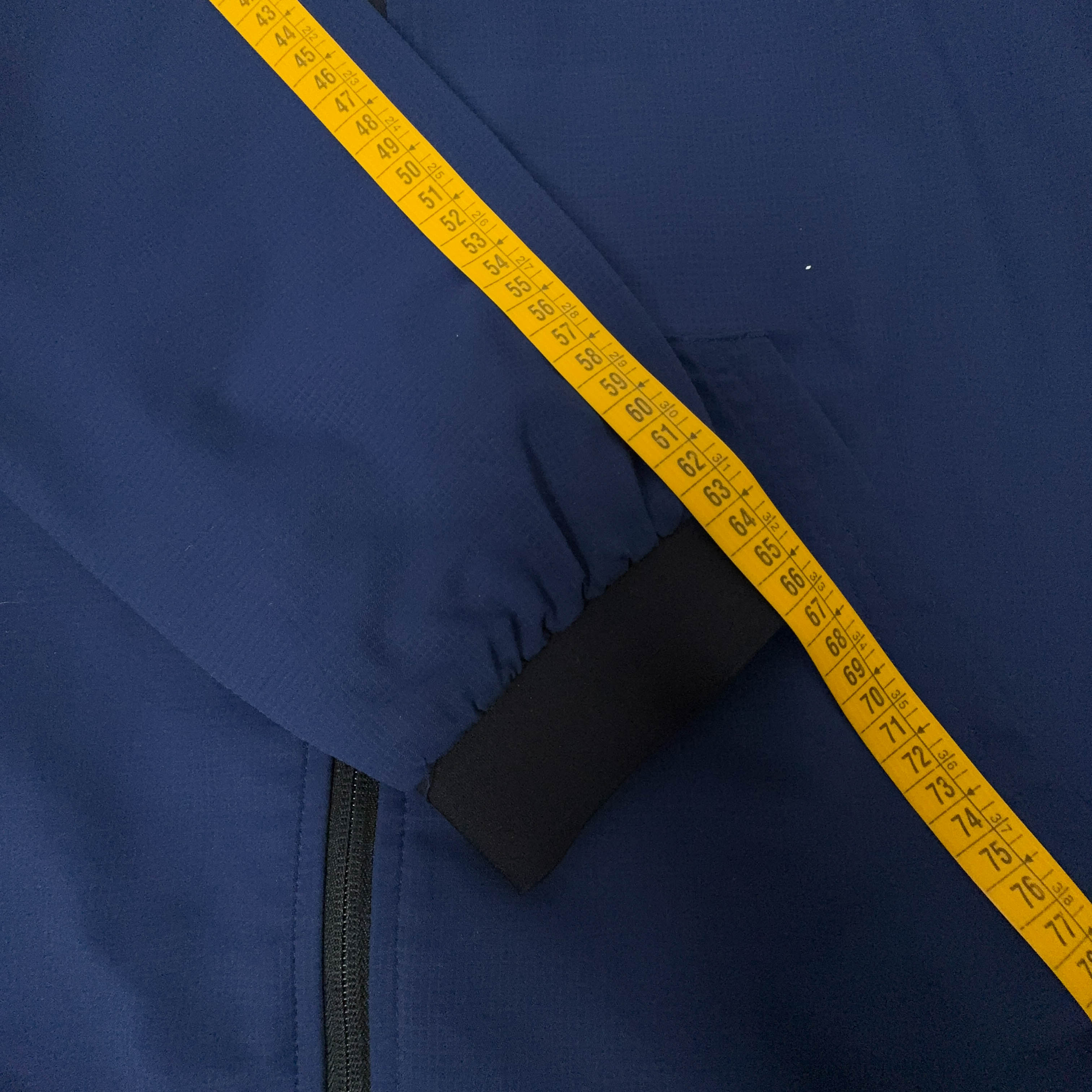 Felpa Kappa Fiorentina blu scuro con zip e cappuccio - Taglia XL uomo