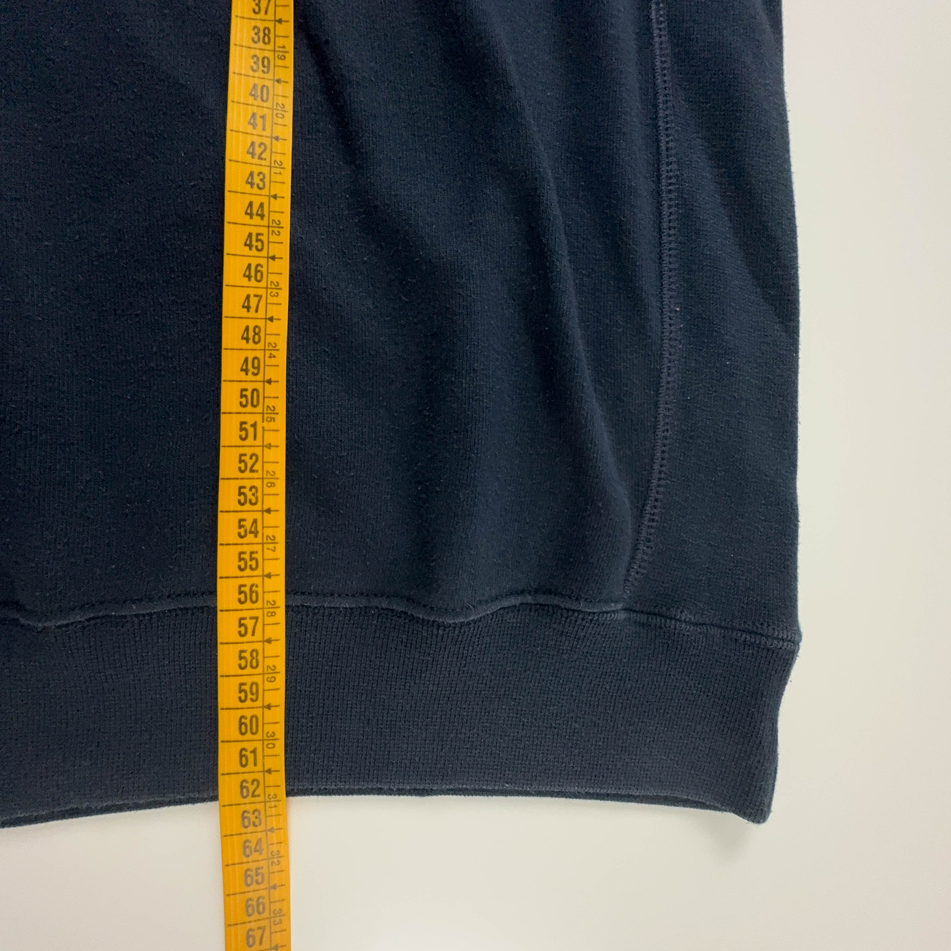 Felpa Champion Vintage blu scura a girocollo 62% cotone anni 2000 - Taglia M/L uomo