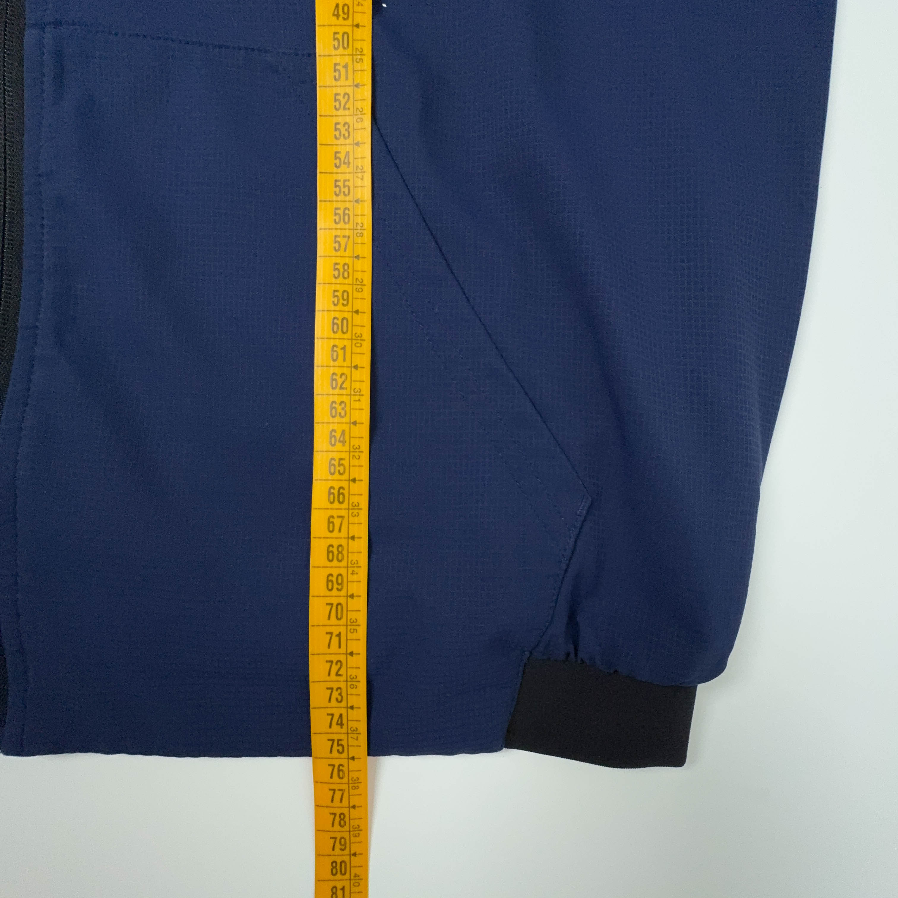 Felpa Kappa Fiorentina blu scuro con zip e cappuccio - Taglia XL uomo