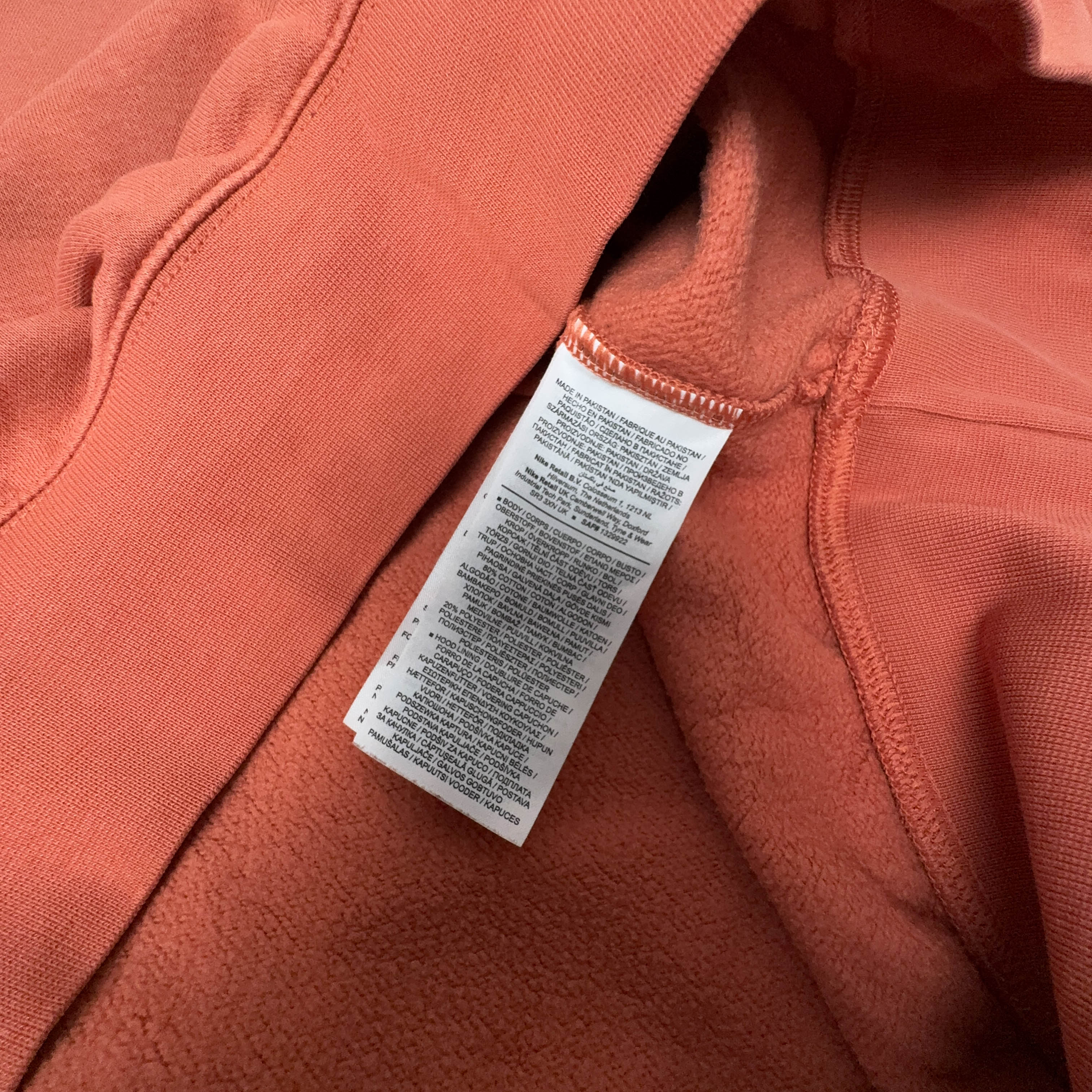 Felpa Nike con cappuccio e tasche swoosh centrale - Taglia M uomo