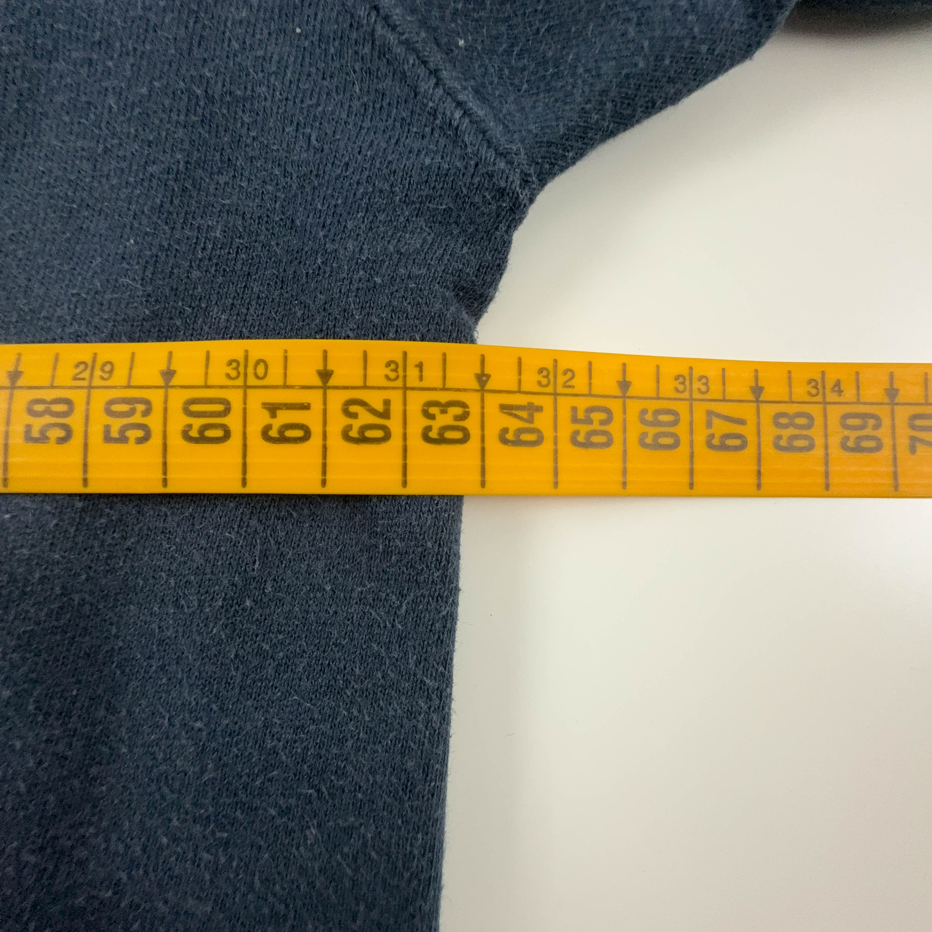 Felpa Levi's Vintage blu scura a girocollo in cotone anni 90 - Taglia L/XL uomo