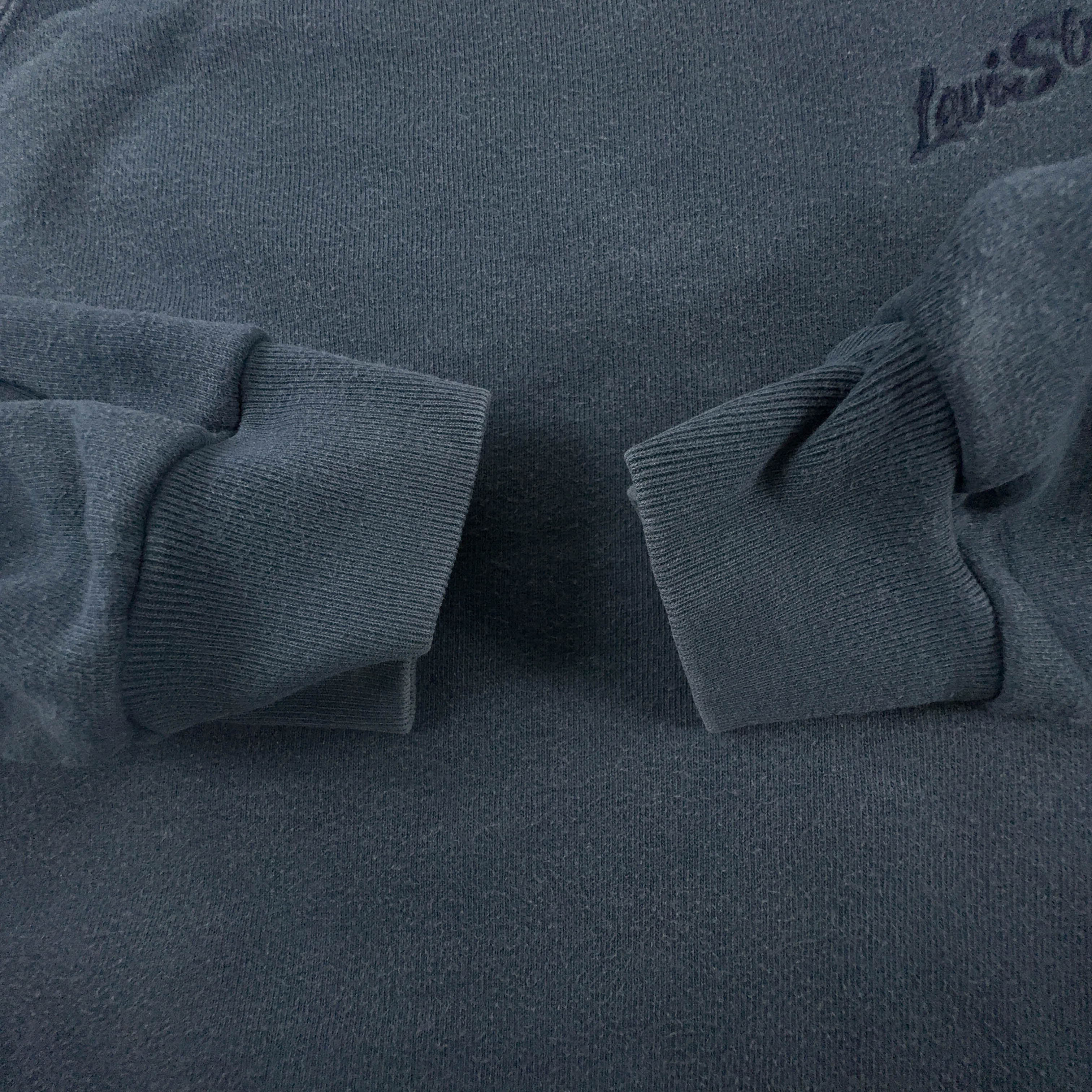 Felpa Levi's Vintage blu scura a girocollo in cotone anni 90 - Taglia L/XL uomo