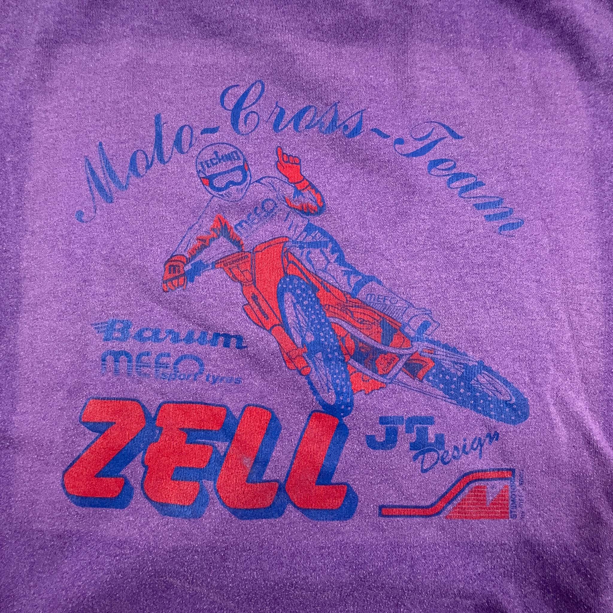 Felpa Vintage KTM Racing viola a girocollo con stampa - Taglia L/XL uomo