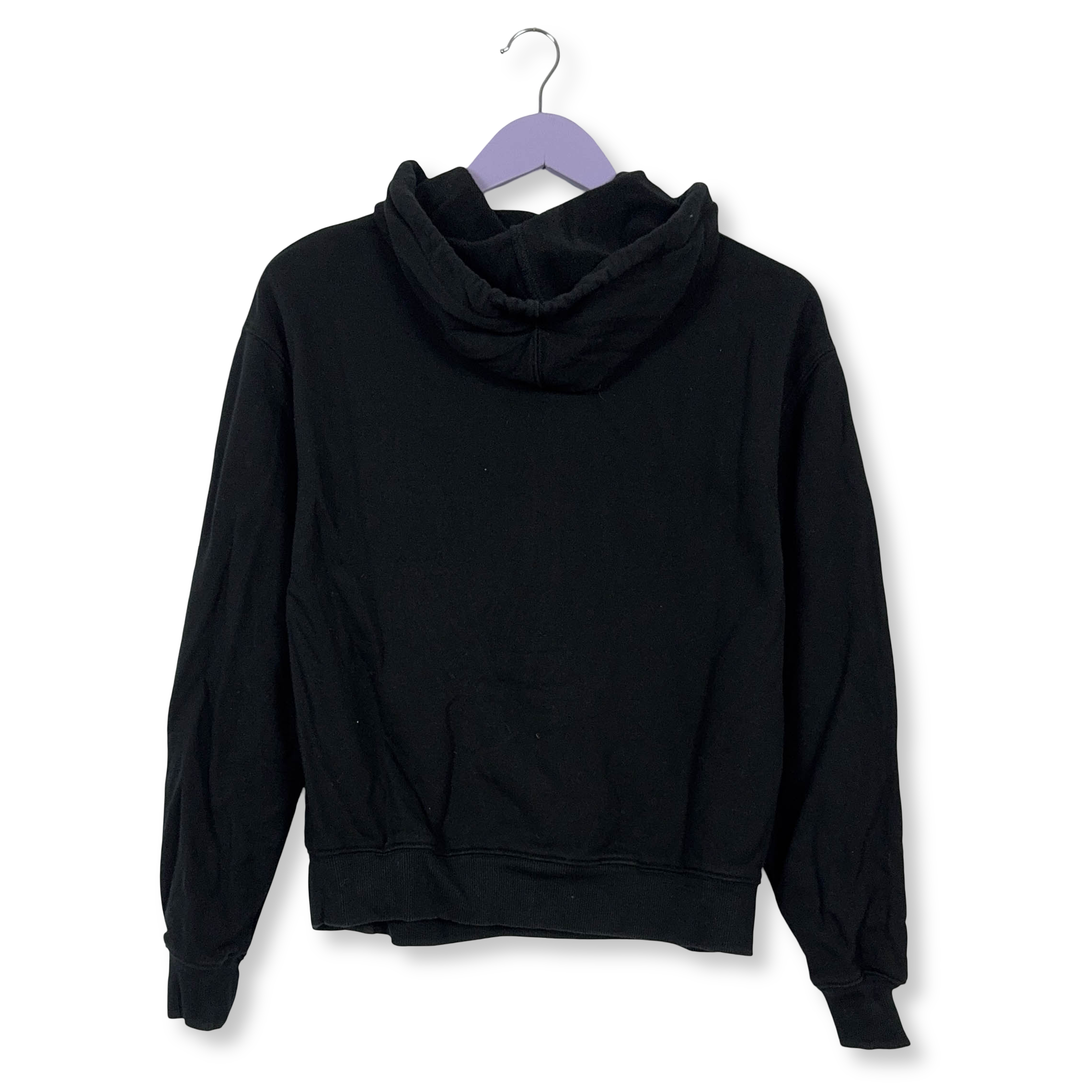 Felpa Dickies nera con cappuccio e logo ricamato in cotone - Taglia S uomo