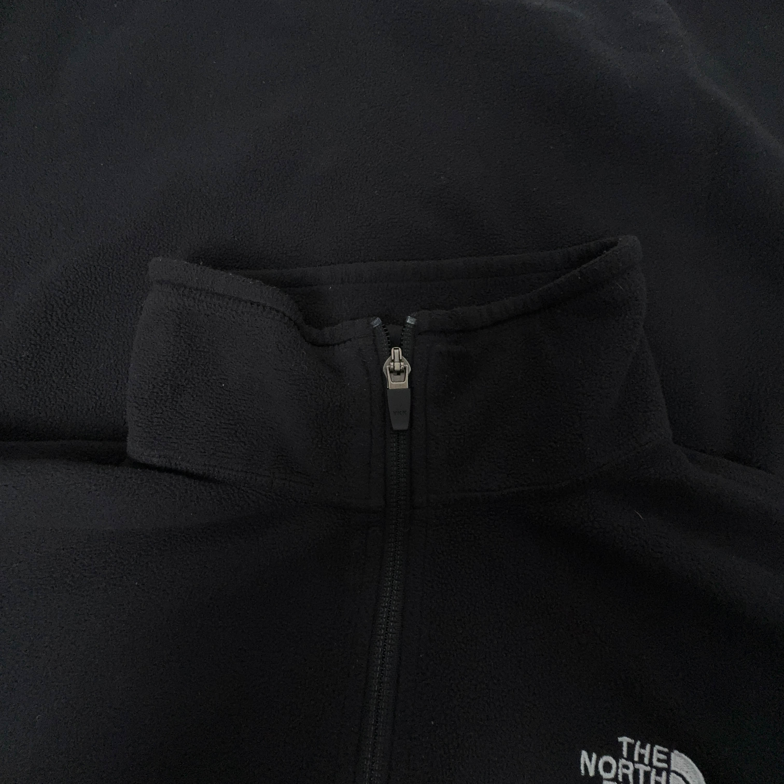 Pile The North Face nero leggero quarter zip logo ricamato - Taglia S uomo