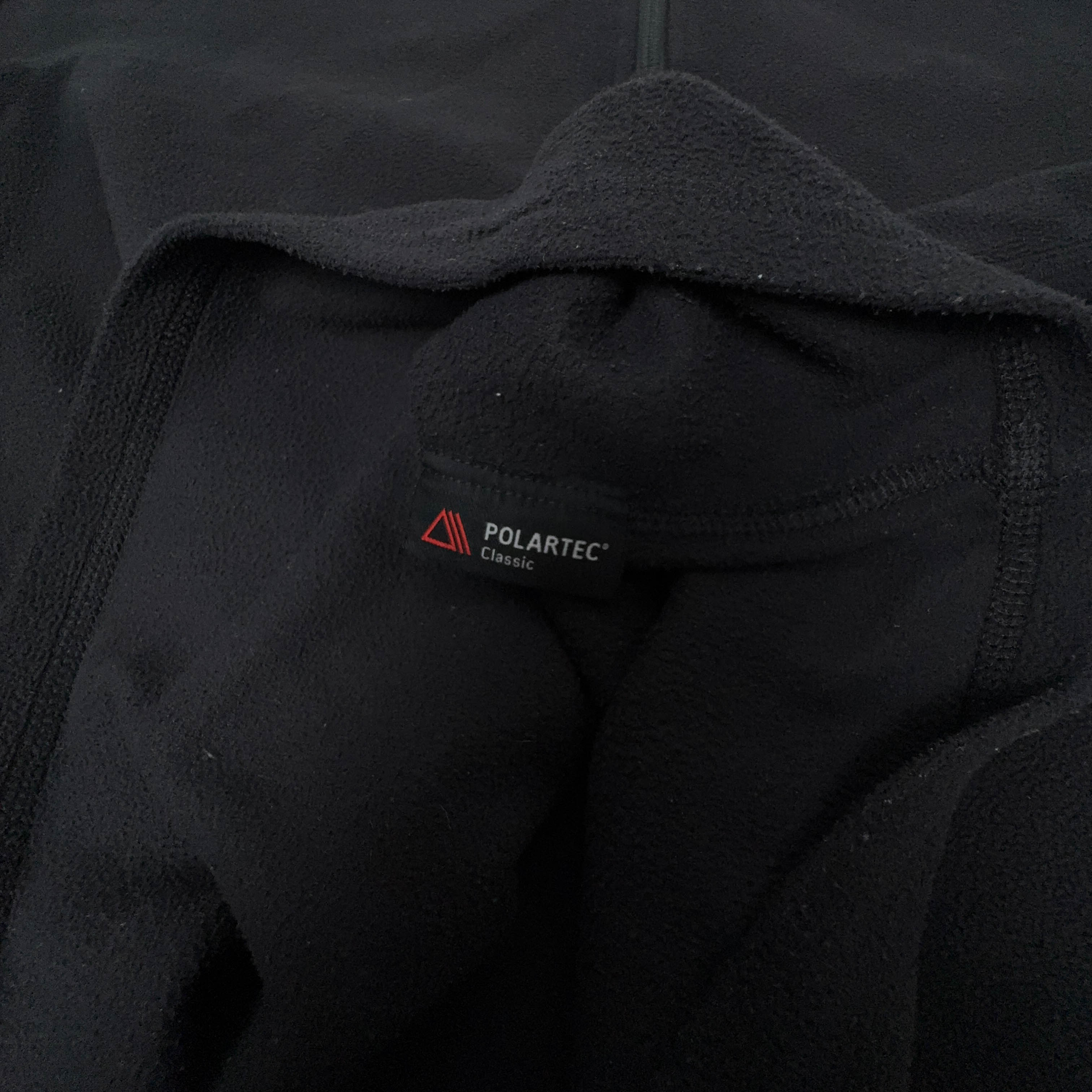 Pile The North Face nero leggero quarter zip logo ricamato - Taglia S uomo