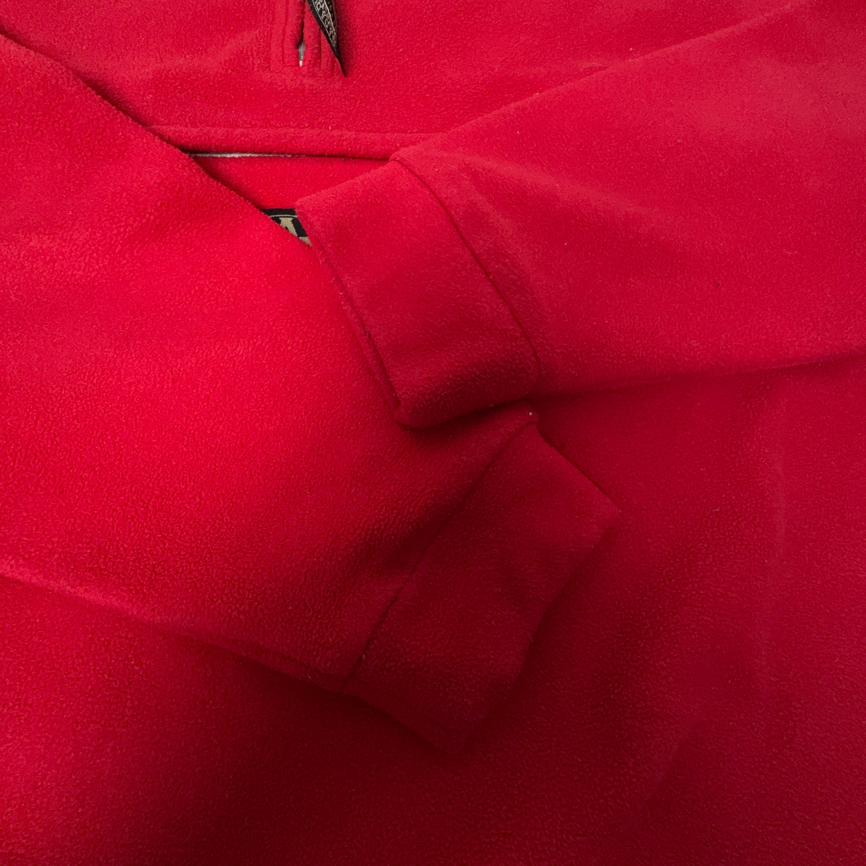 Pile Napapijri Vintage ceramic fiber rosso quarter zip - Taglia M uomo