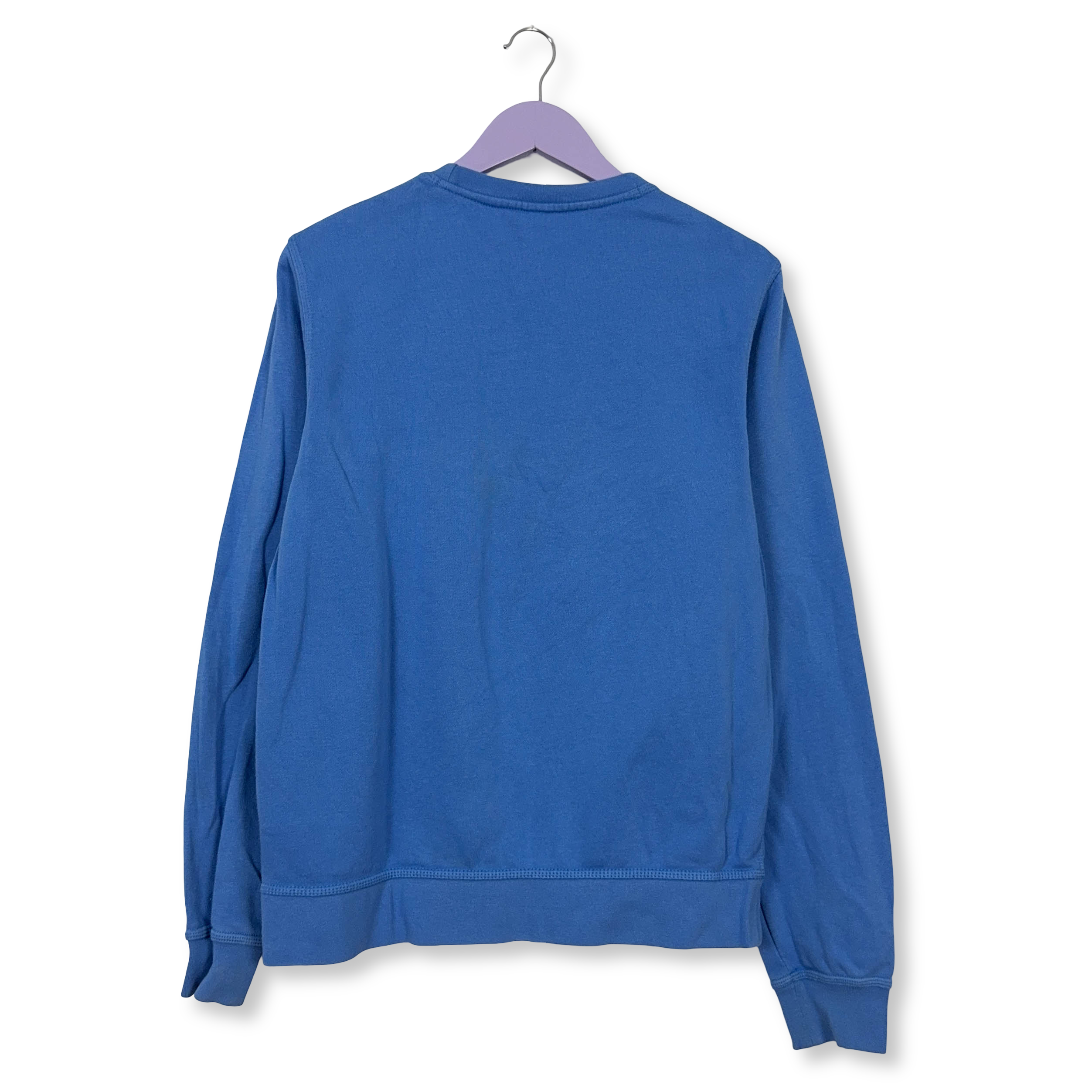 Felpa Nike blu a girocollo 77% cotone - Taglia M uomo