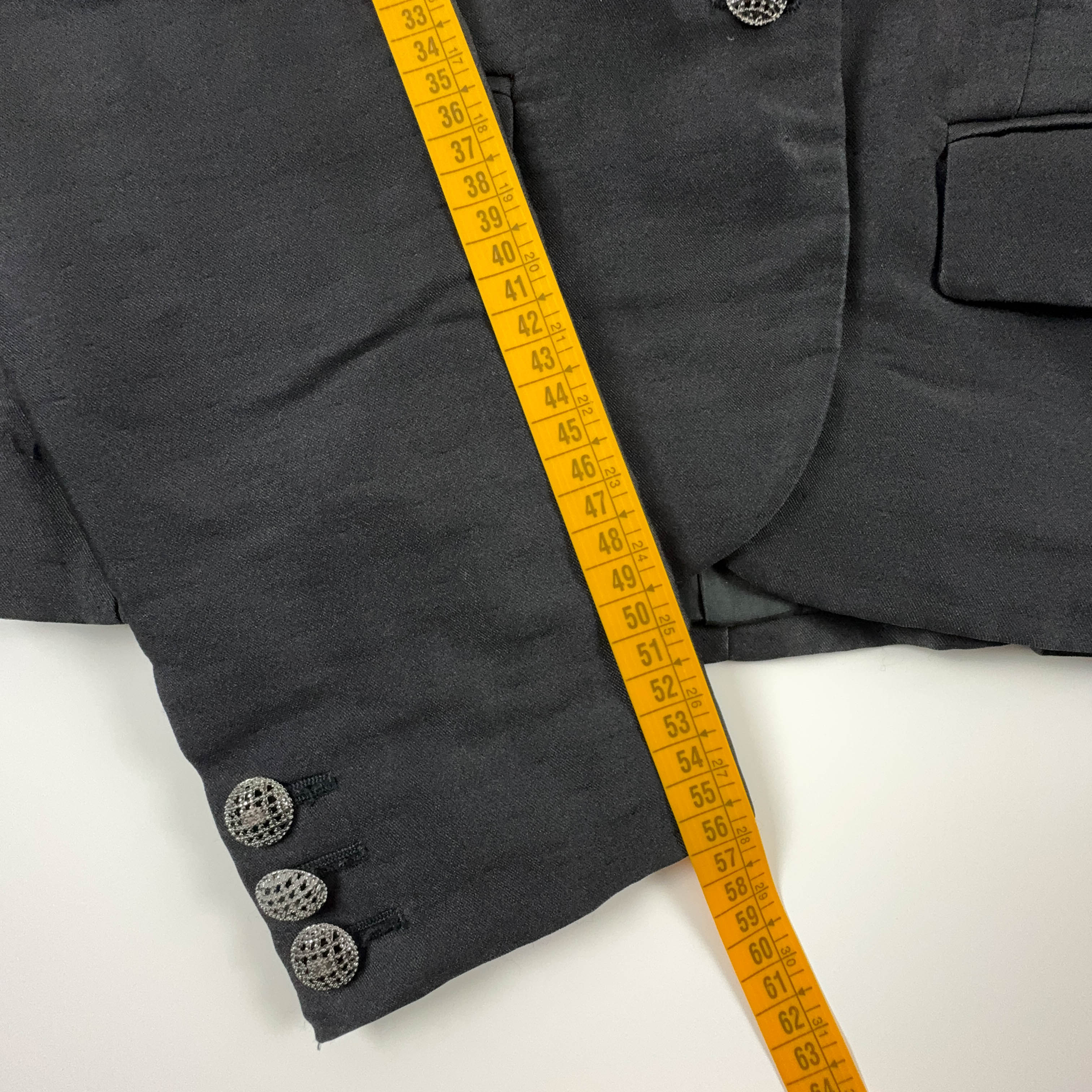 Giacca Valentino nera con bottoni - Taglia 44 donna