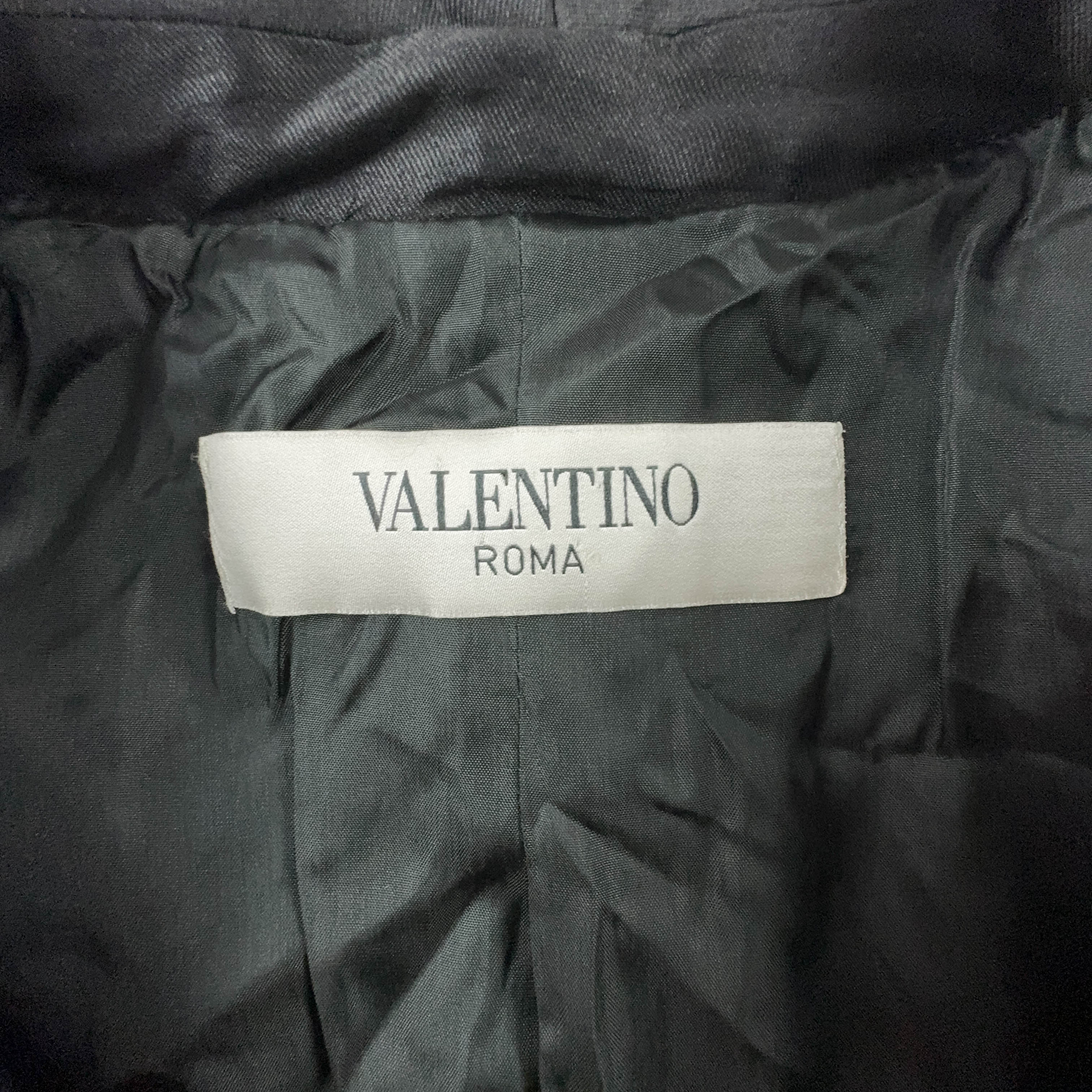 Giacca Valentino nera con bottoni - Taglia 44 donna