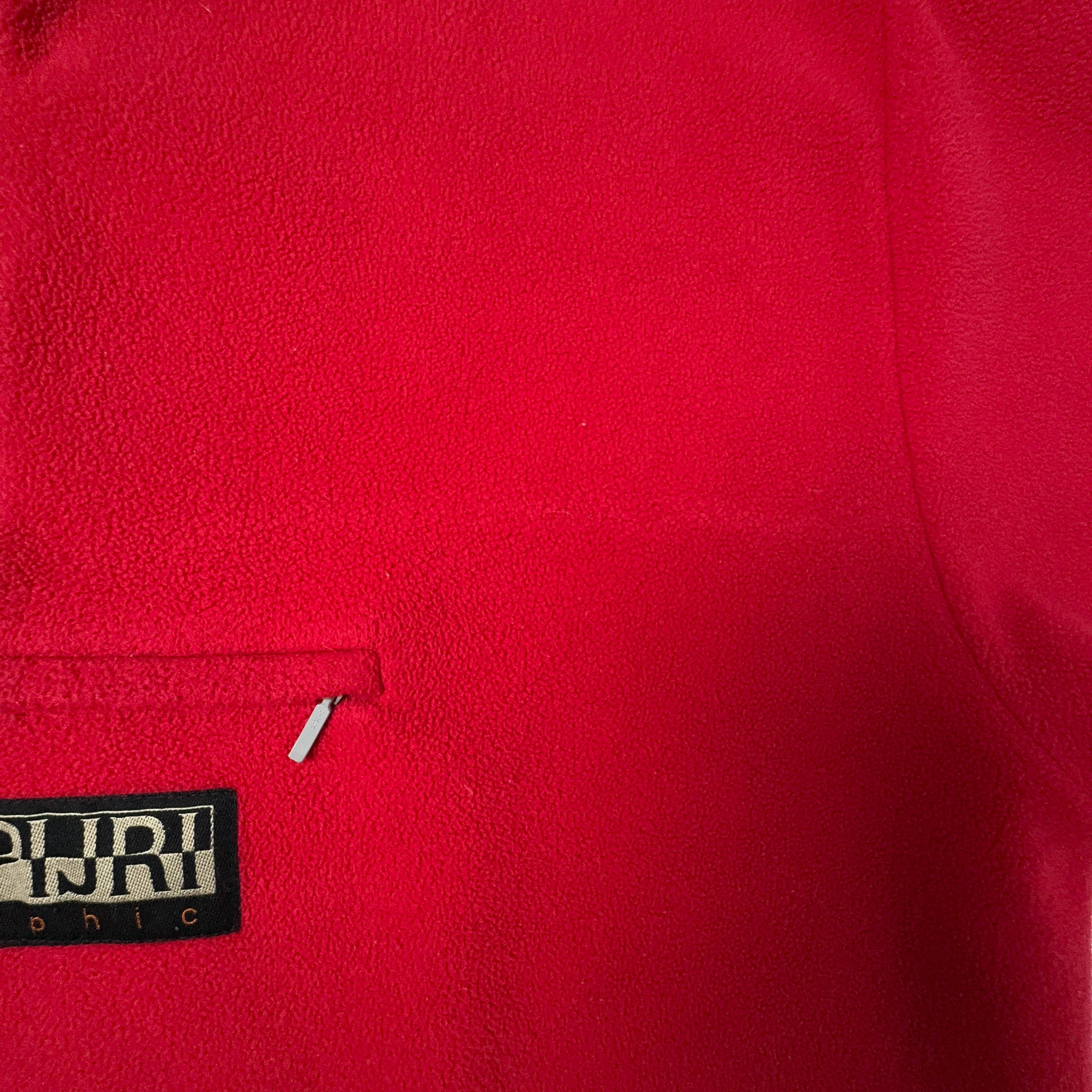 Pile Napapijri Vintage ceramic fiber rosso quarter zip - Taglia M uomo