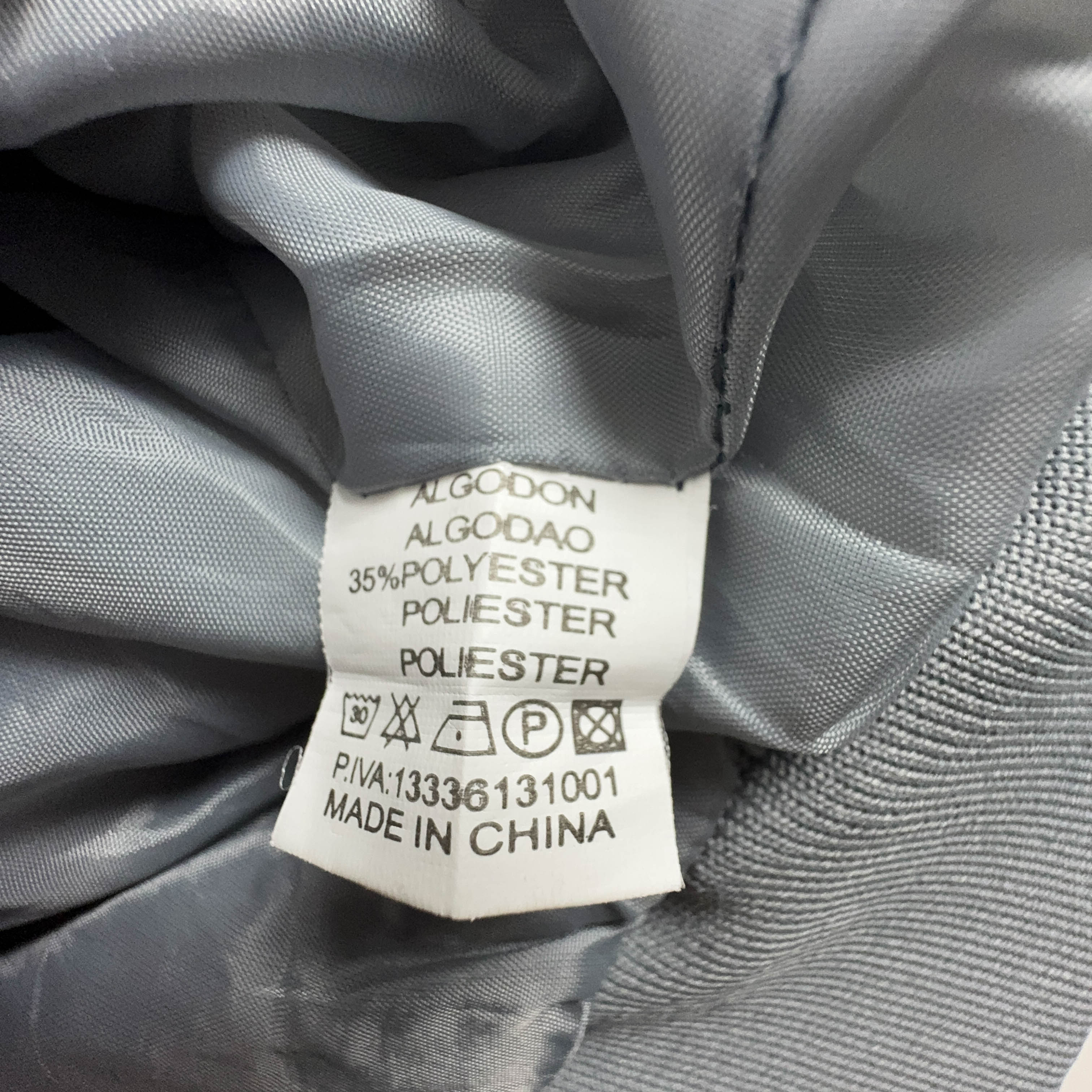Giacca a vento K way grigia con zip e cappuccio - Taglia L uomo