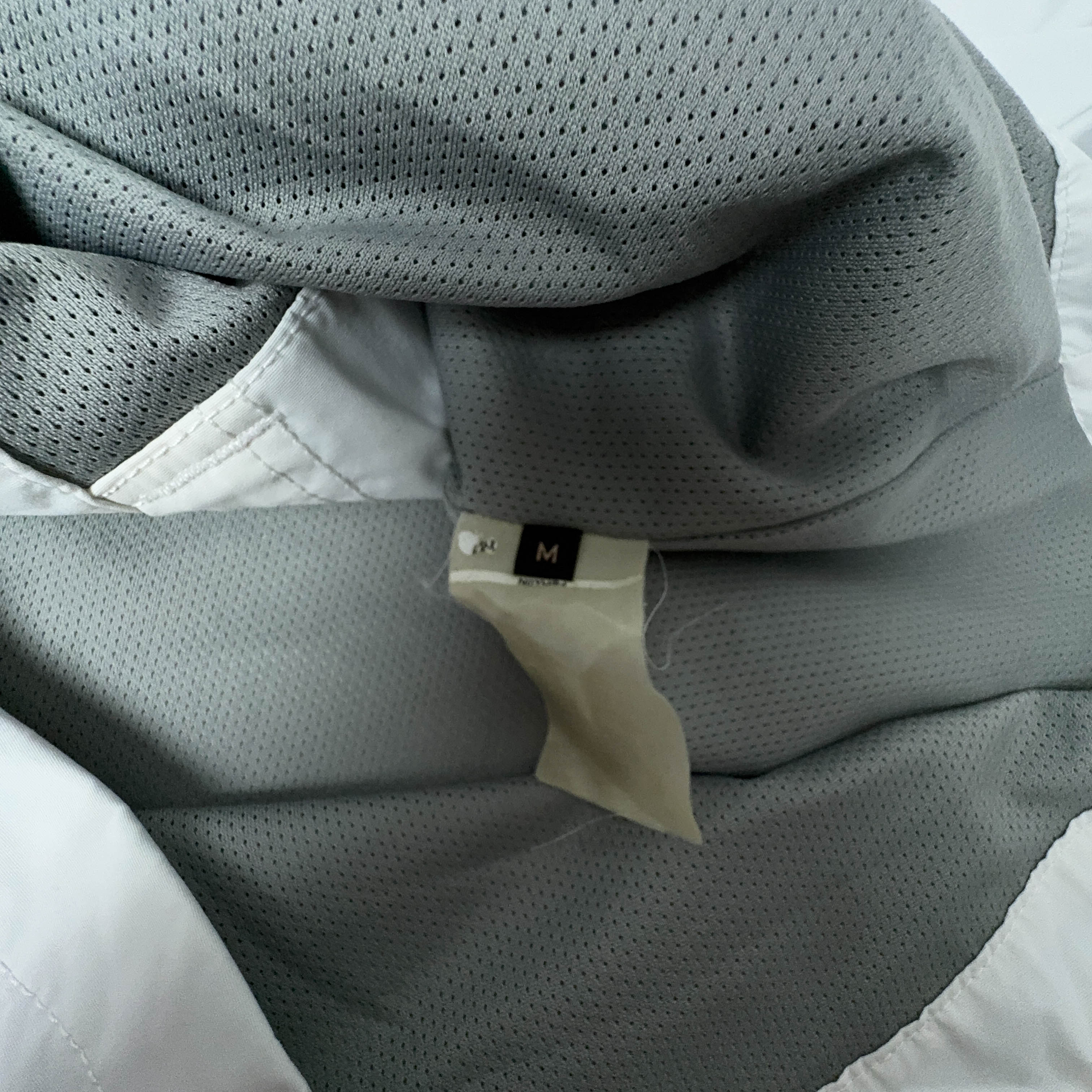 Giacca a vento Napapijri Vintage bianca con zip intera - Taglia M uomo