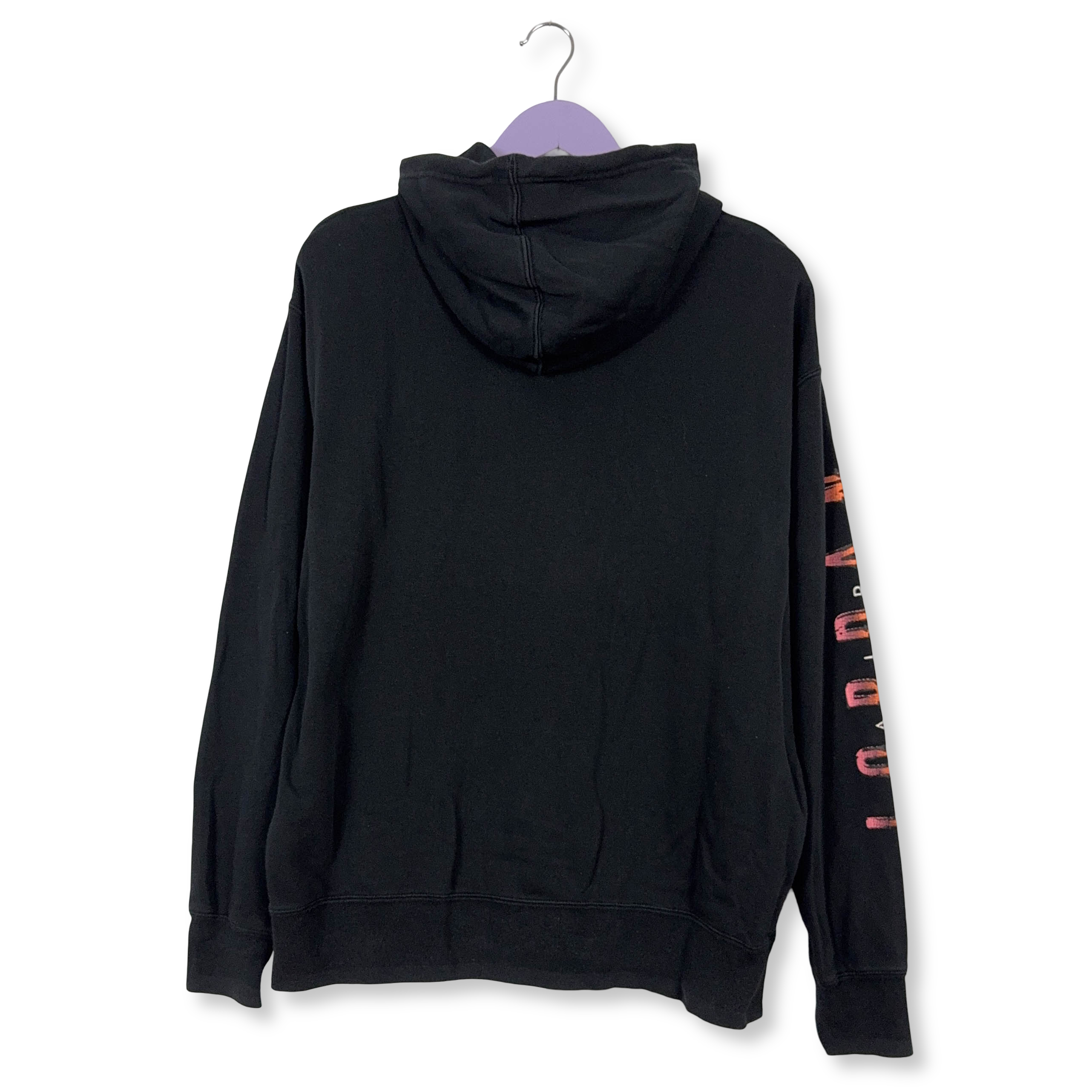 Felpa Jordan nera con cappuccio 80% cotone - Taglia L uomo