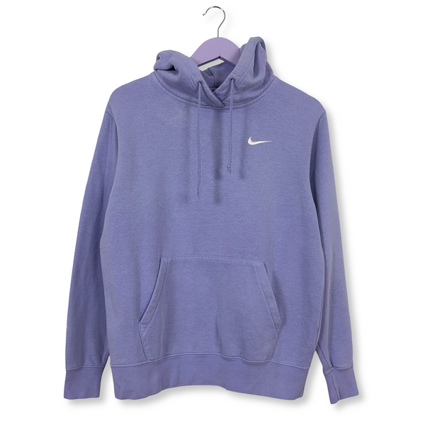 Felpa Nike lilla con cappuccio 80% cotone - Taglia S/M uomo