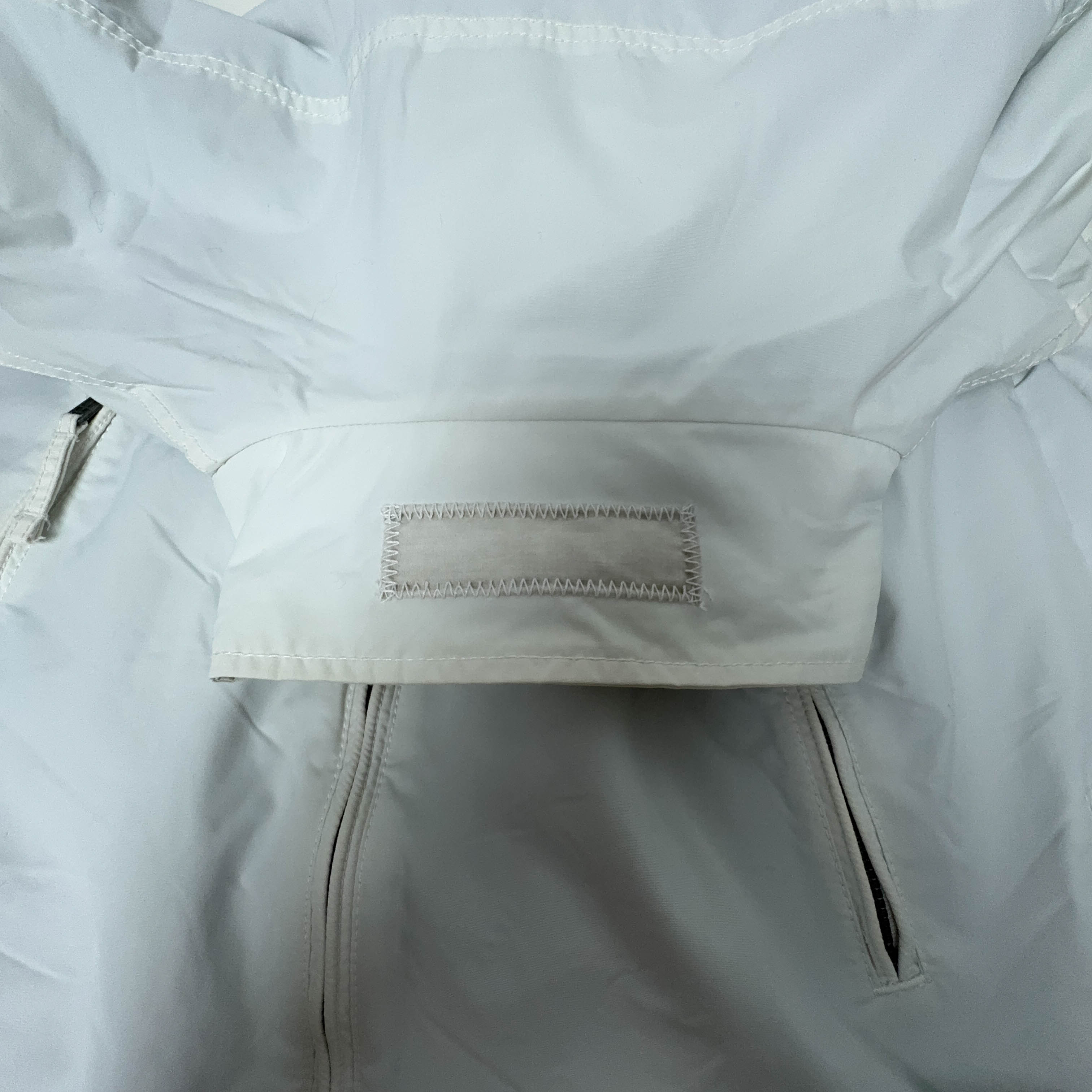 Giacca a vento Napapijri Vintage bianca con zip intera - Taglia M uomo