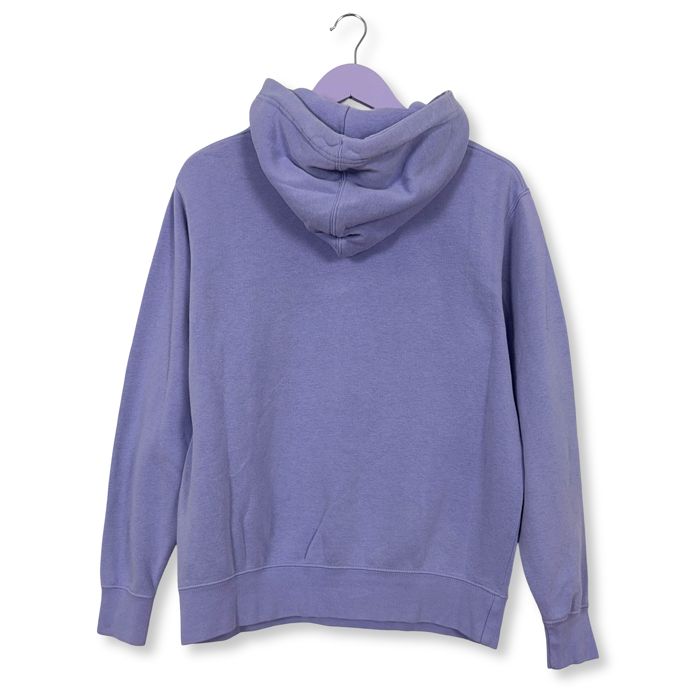 Felpa Nike lilla con cappuccio 80% cotone - Taglia S/M uomo