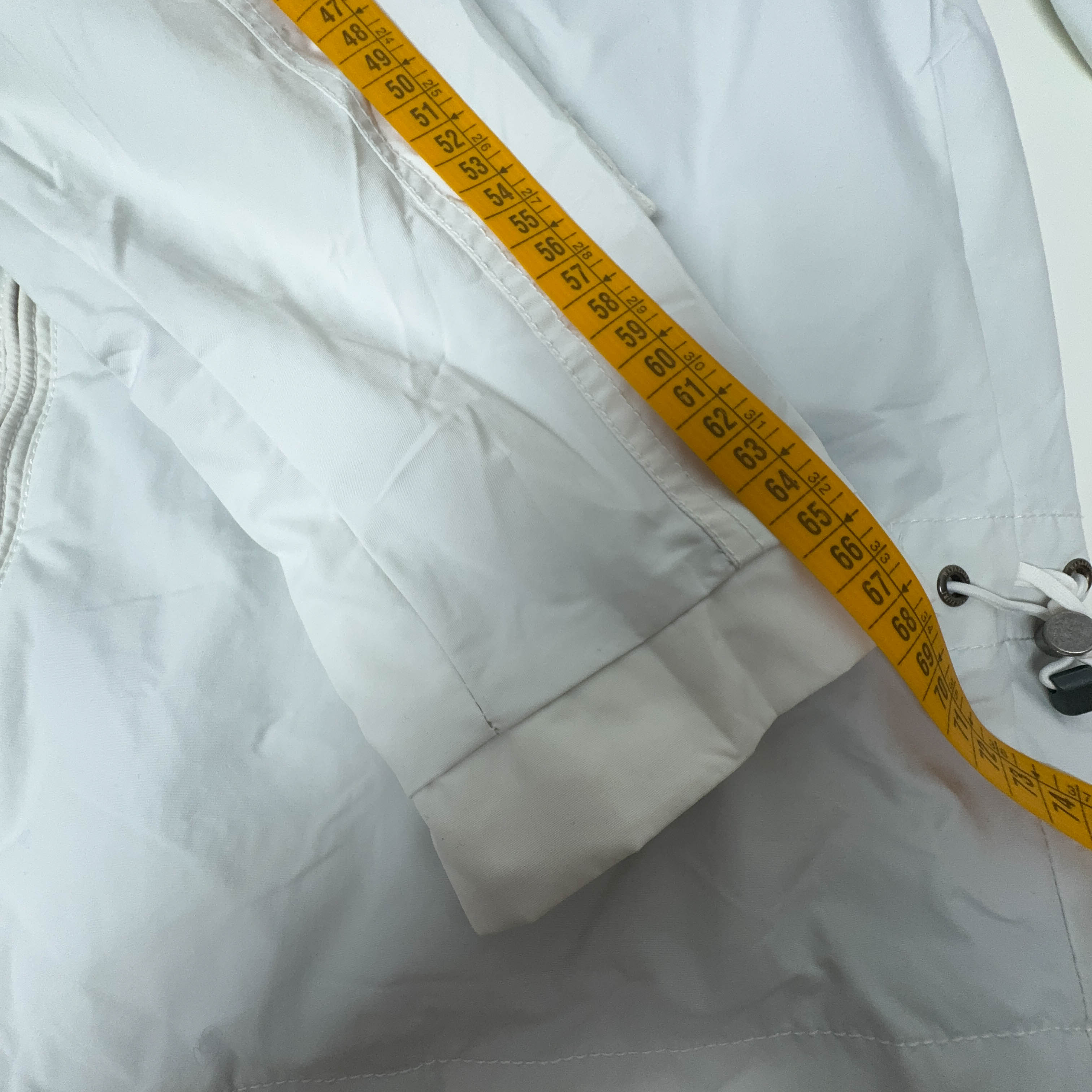 Giacca a vento Napapijri Vintage bianca con zip intera - Taglia M uomo