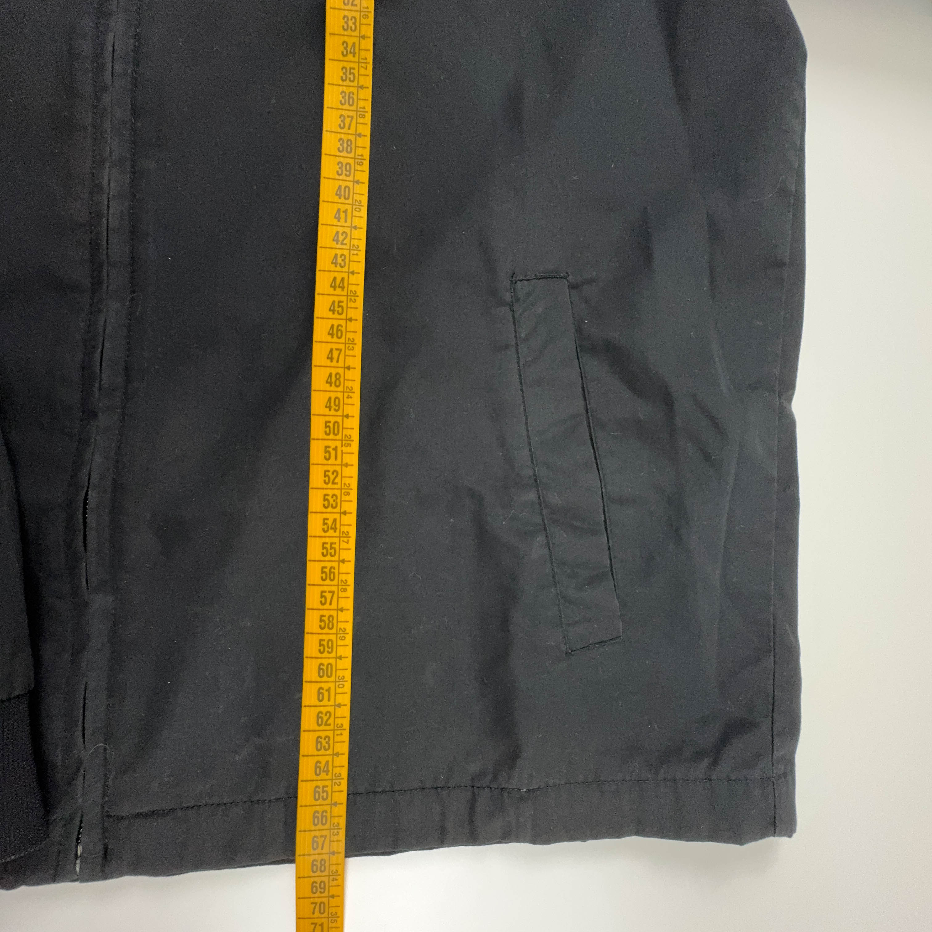 Giacca a vento Carhartt Vintage nera con zip - Taglia M/L uomo