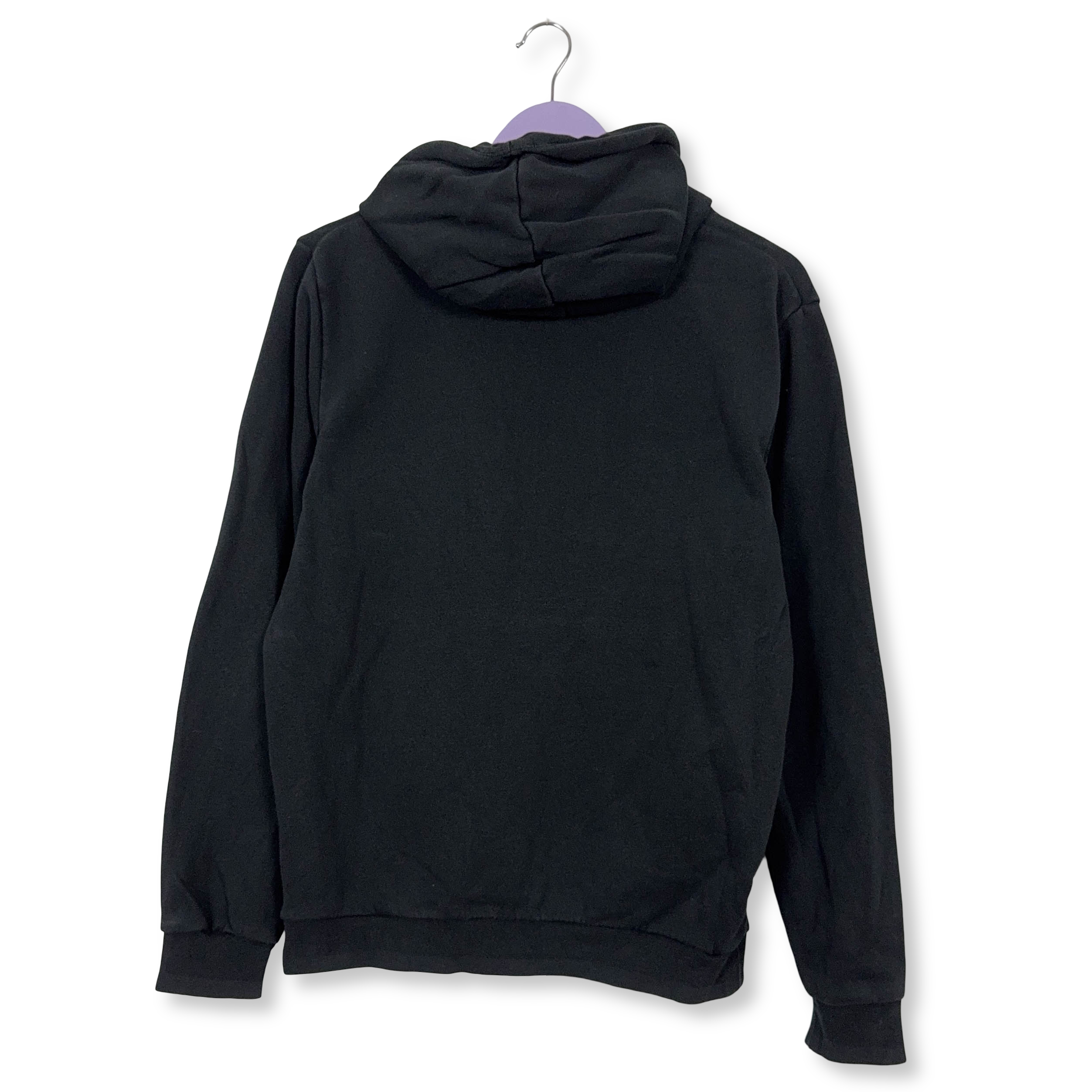 Felpa Jordan nera con cappuccio 80% cotone - Taglia M uomo