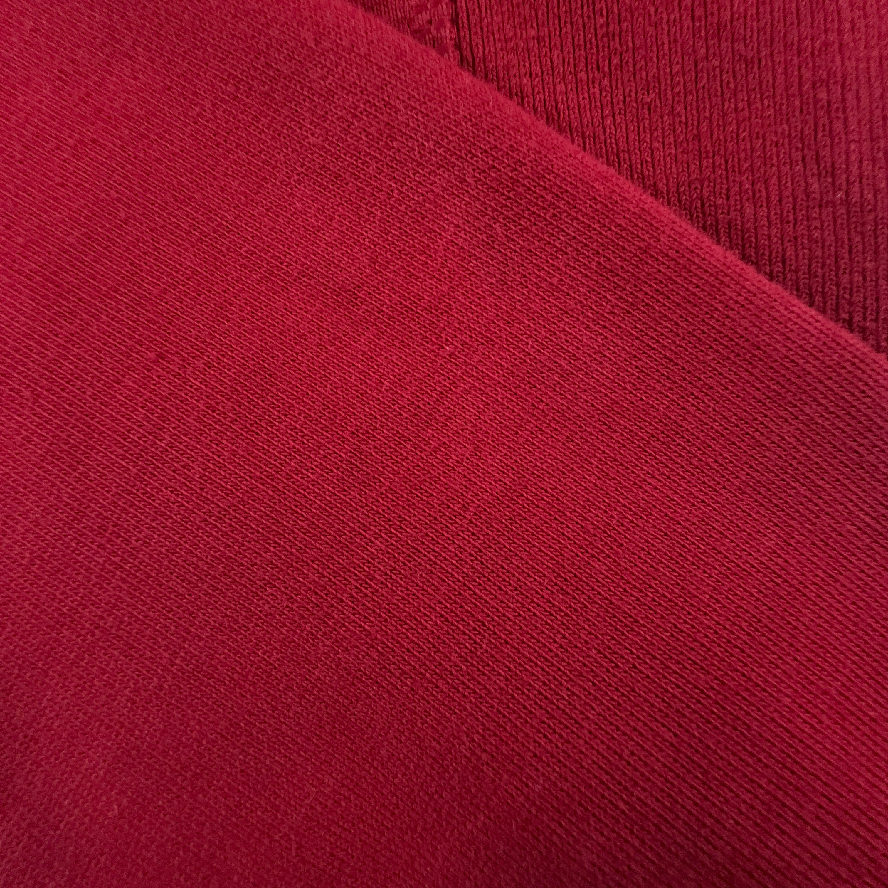 Felpa Timberland rossa con cappuccio e zip in cotone - Taglia M uomo