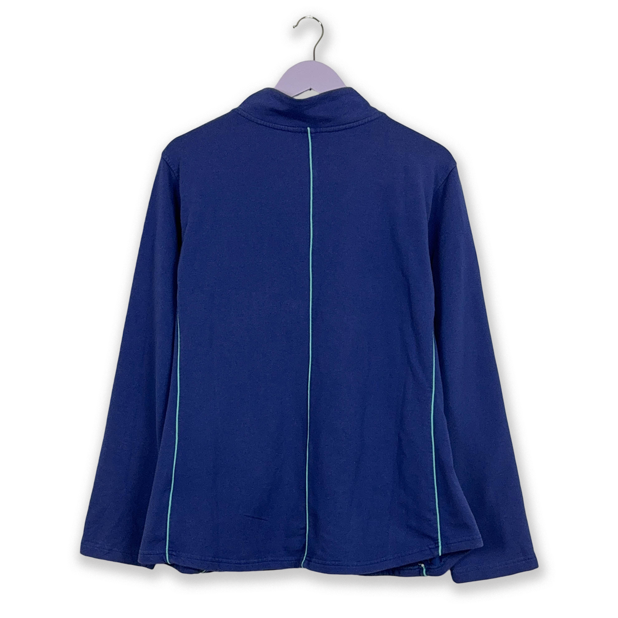 Felpa Ralph Lauren blu con zip - Taglia 3XL donna